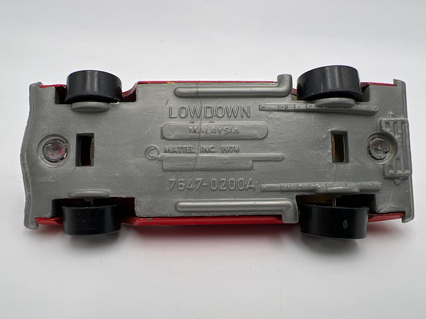 1983 Hot Wheels Blackwall Speed Machines Lowdown Monte Carlo Red Loose