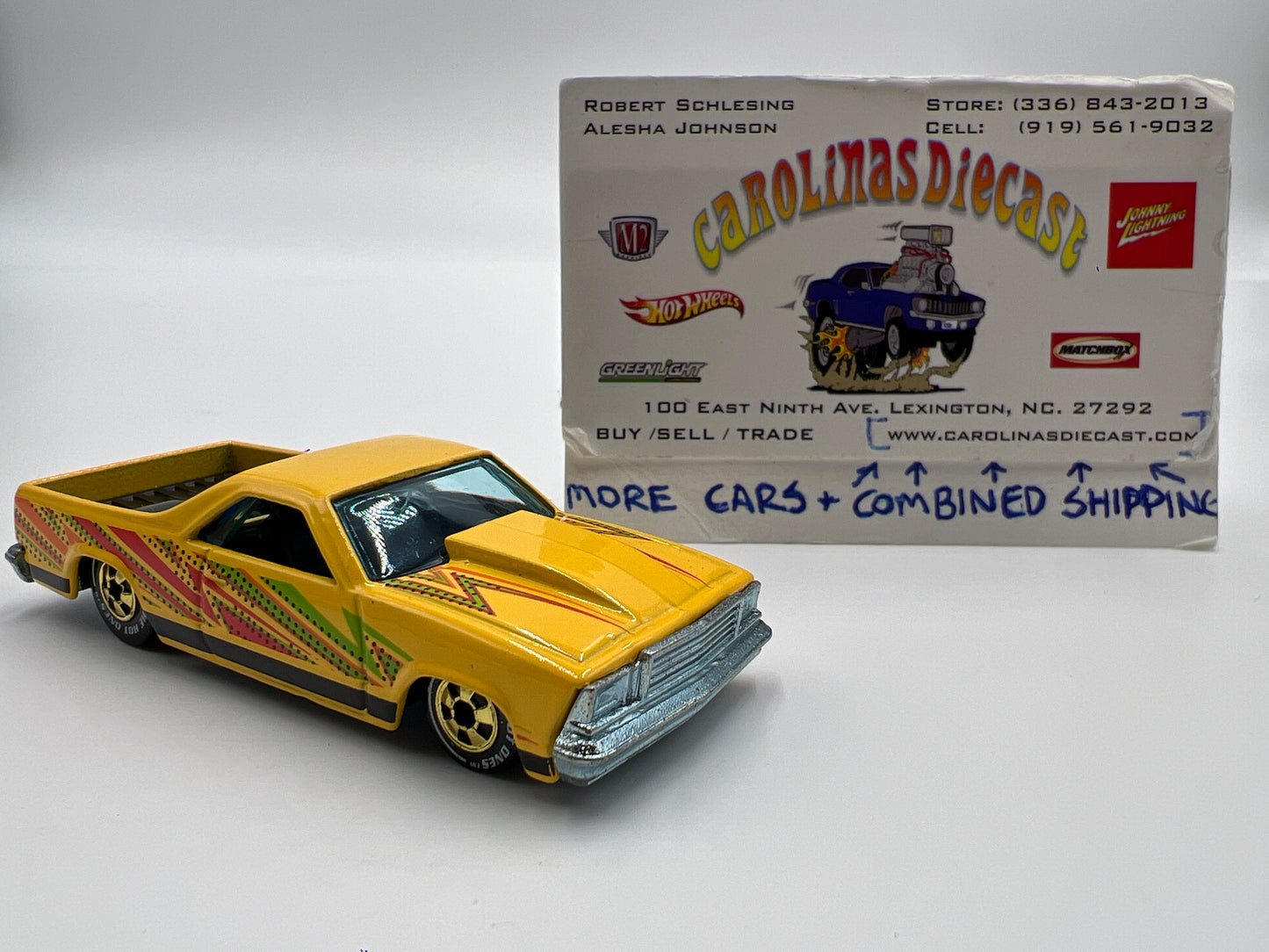 2011 Hot Wheels The Hot Ones CHASE 80 El Camino Yellow Loose