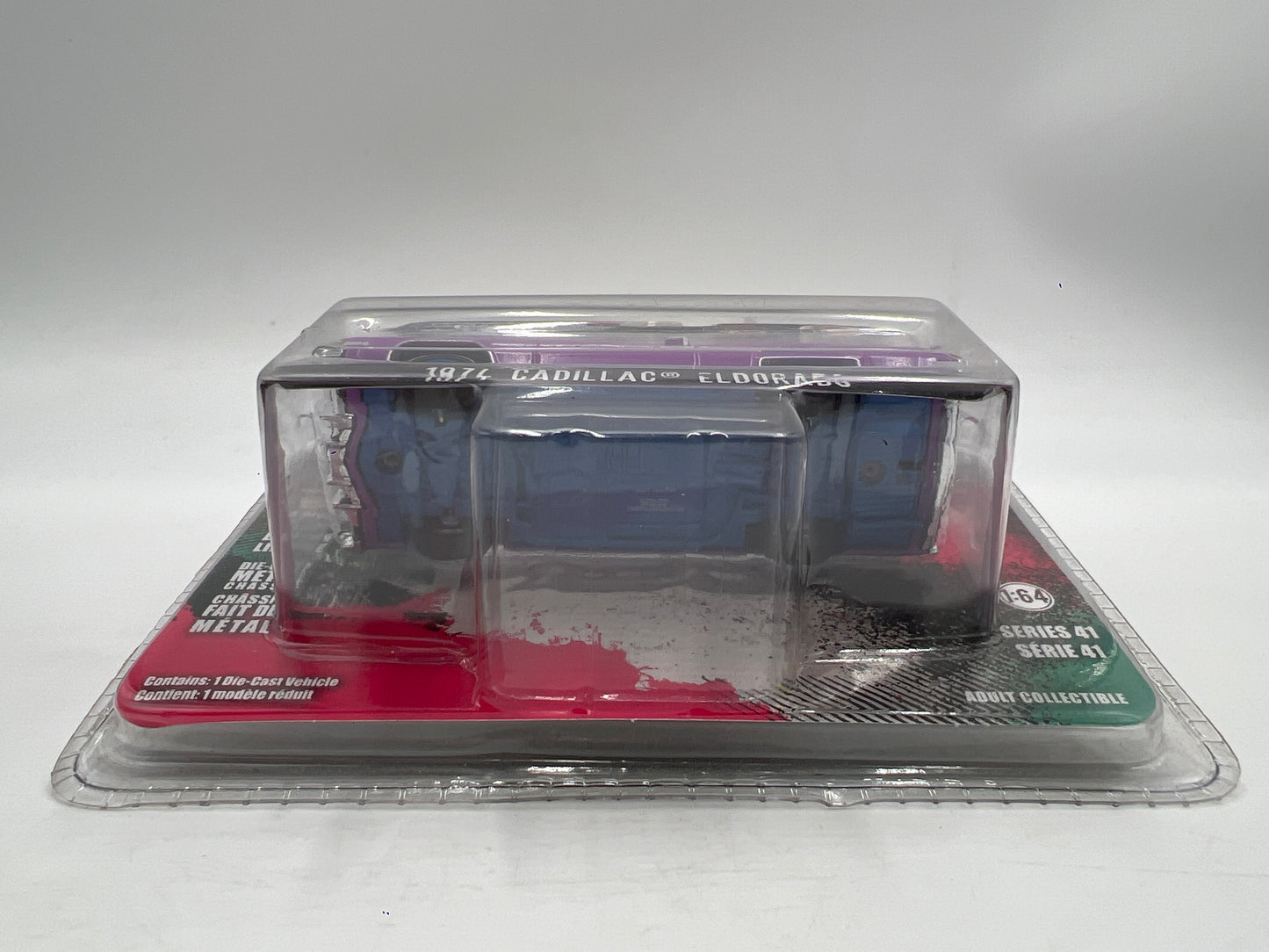 Greenlight Hollywood Series 41 True Romance Walmart CHASE 1974 Cadillac Eldorado Purple
