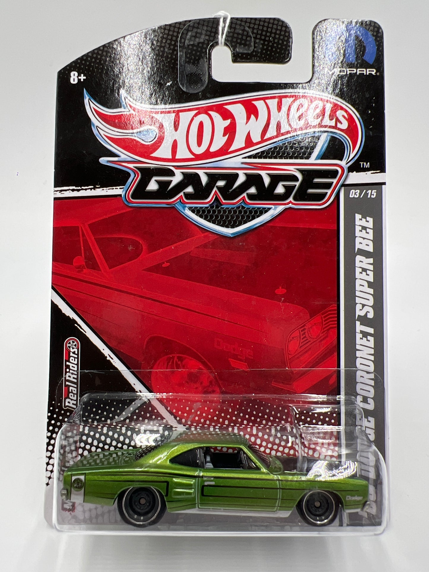 Hot Wheels Premium Garage Series #3 69 Dodge Coronet Super Bee Green
