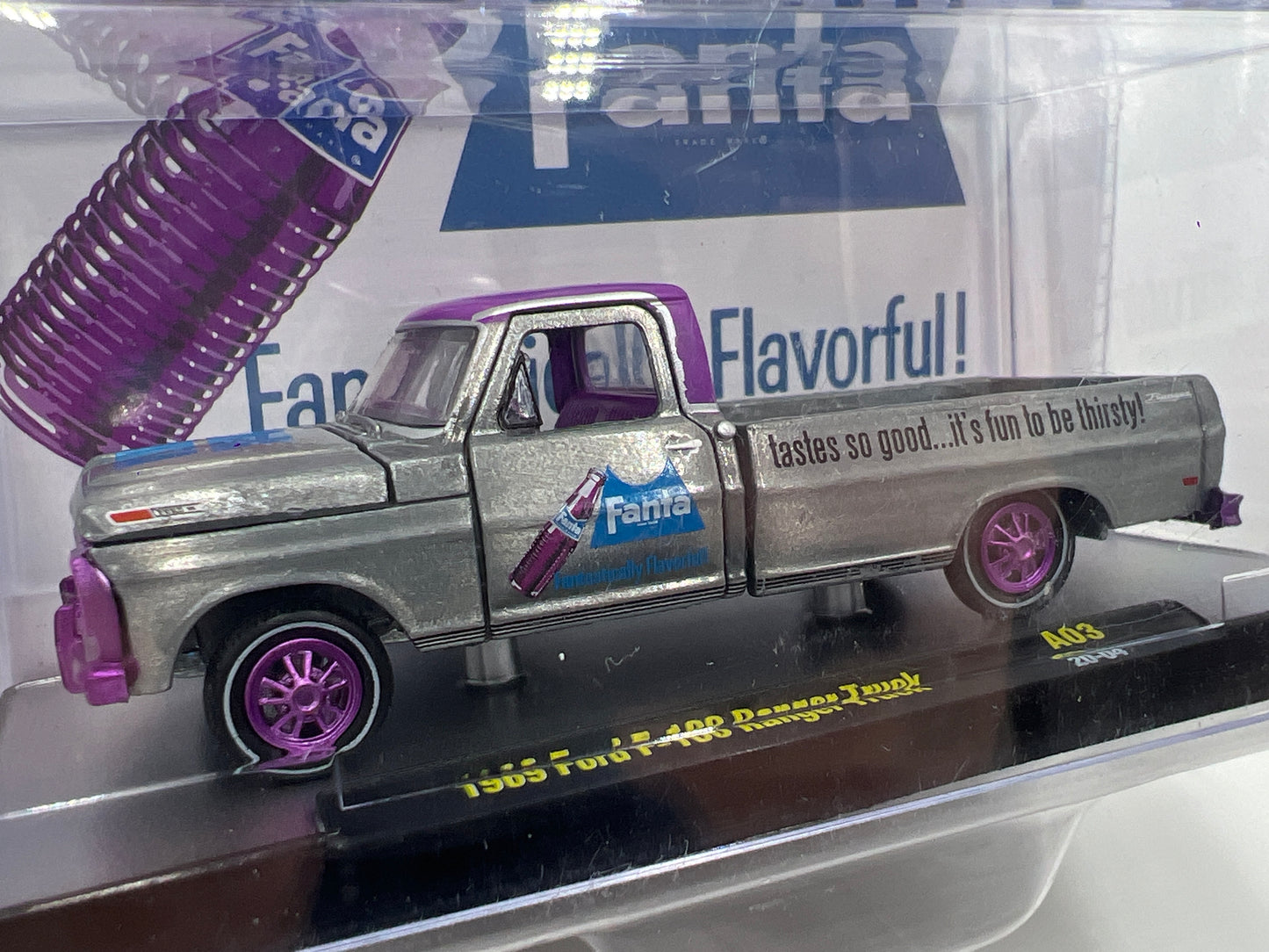 M2 Machines Fanta RAW CHASE 1/250 1969 Ford F-100 Ranger Truck A03 VHTF