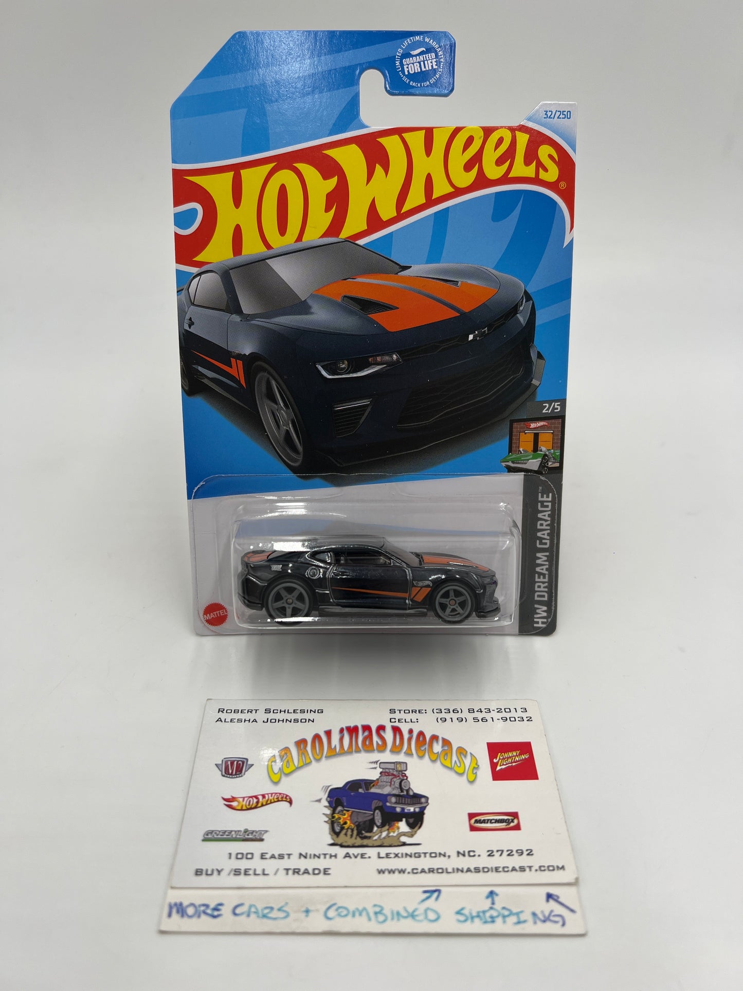 2024 Hot Wheels Super Treasure Hunt #32 18 Camaro SS Black W/Protector