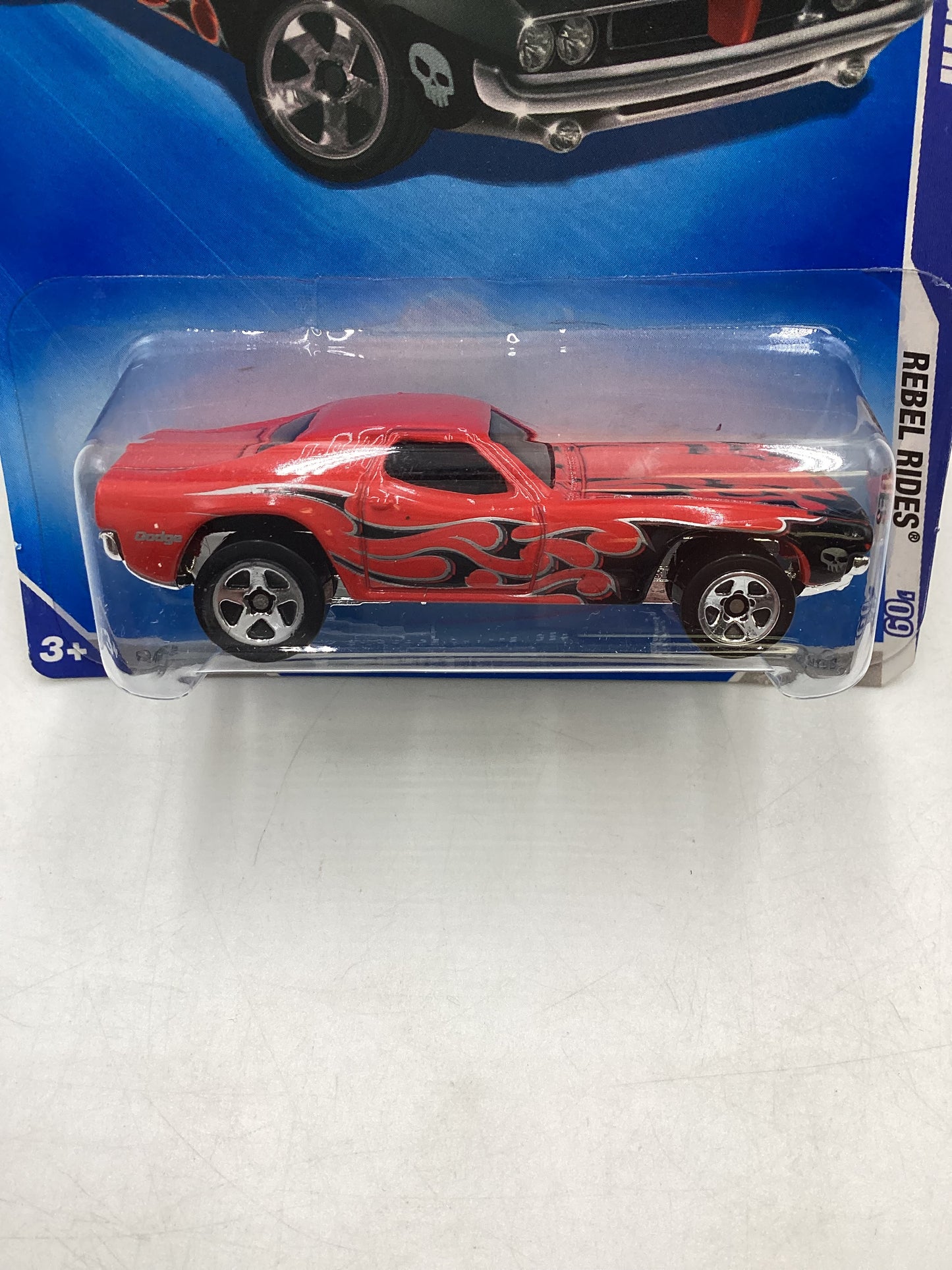 2009 Hot Wheels #145 Dixie Challenger Red 45D