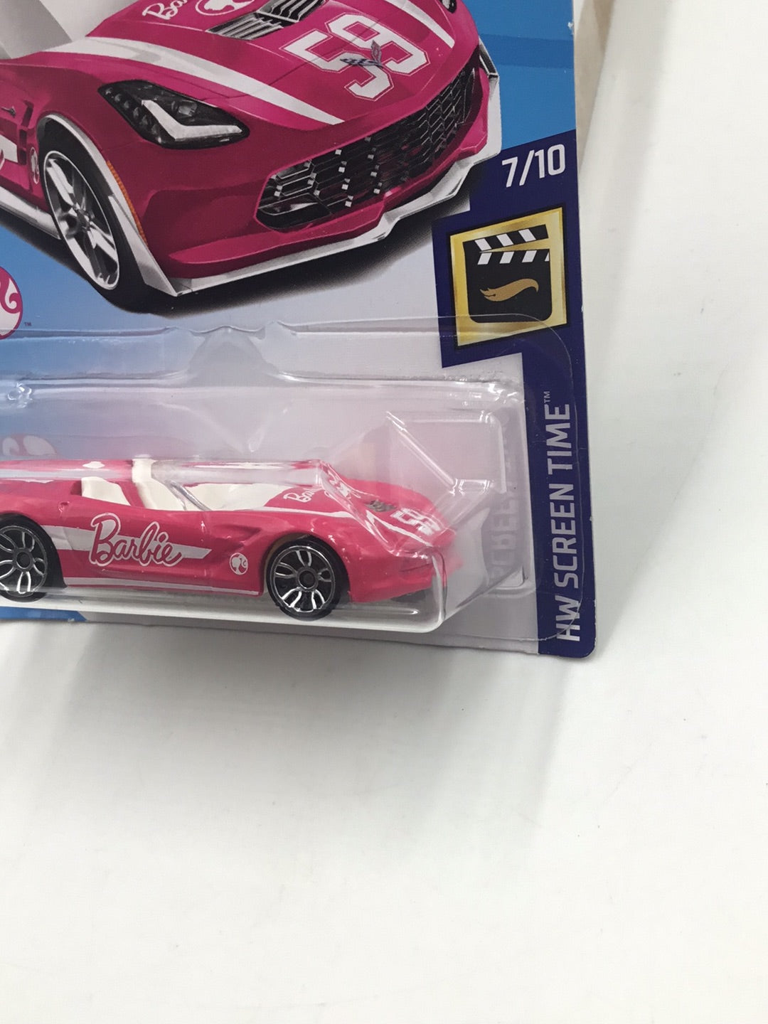 2018 Hot Wheels #273 14 Corvette Stingray Barbie CC1