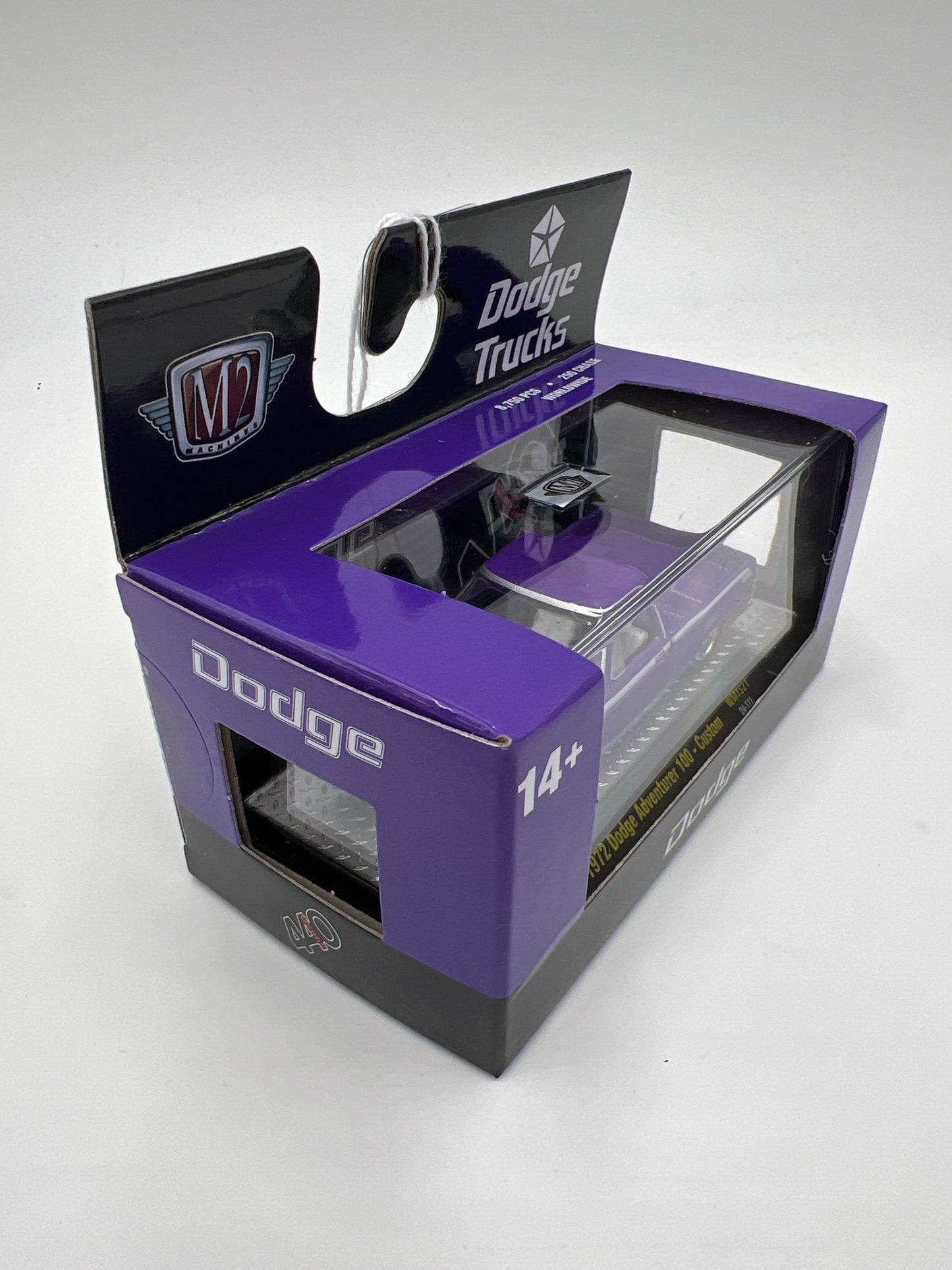 M2 Machines Walmart Exclusive 1972 Dodge Adventurer 100 Custom Purple WMTS21