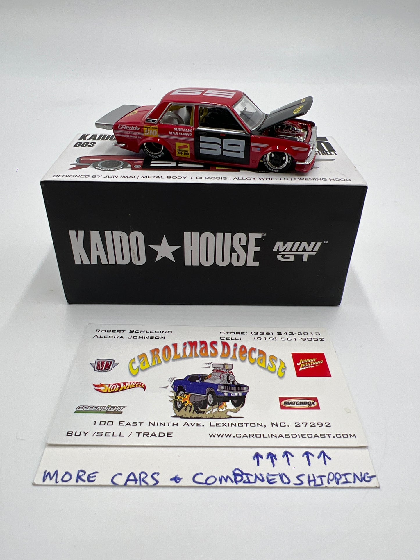 Mini GT Kaido House #003 Datsun 510 Pro Street Red