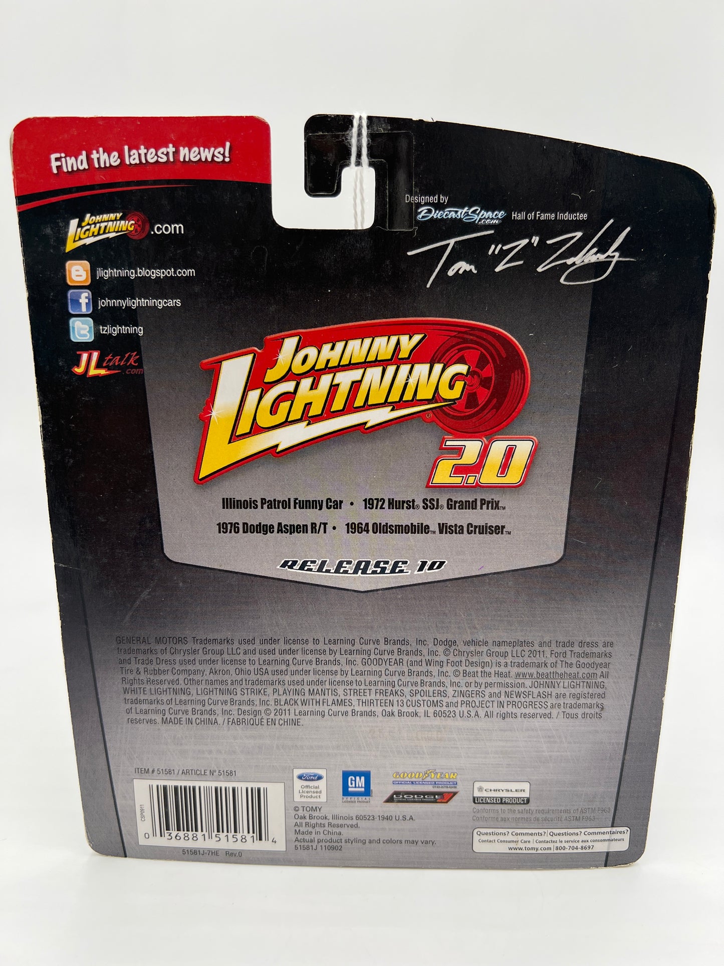 Johnny Lightning 2.0 Tomy Release #10 1964 Oldsmobile Vista Cruiser Yellow 228A