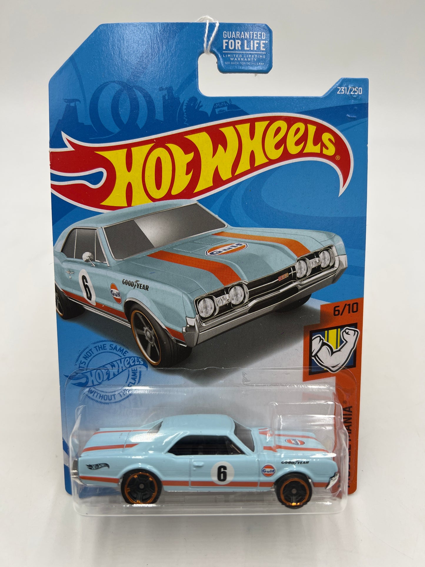 2021 Hot Wheels Muscle Mania #231 67 Oldsmobile 442 Gulf Blue 50B