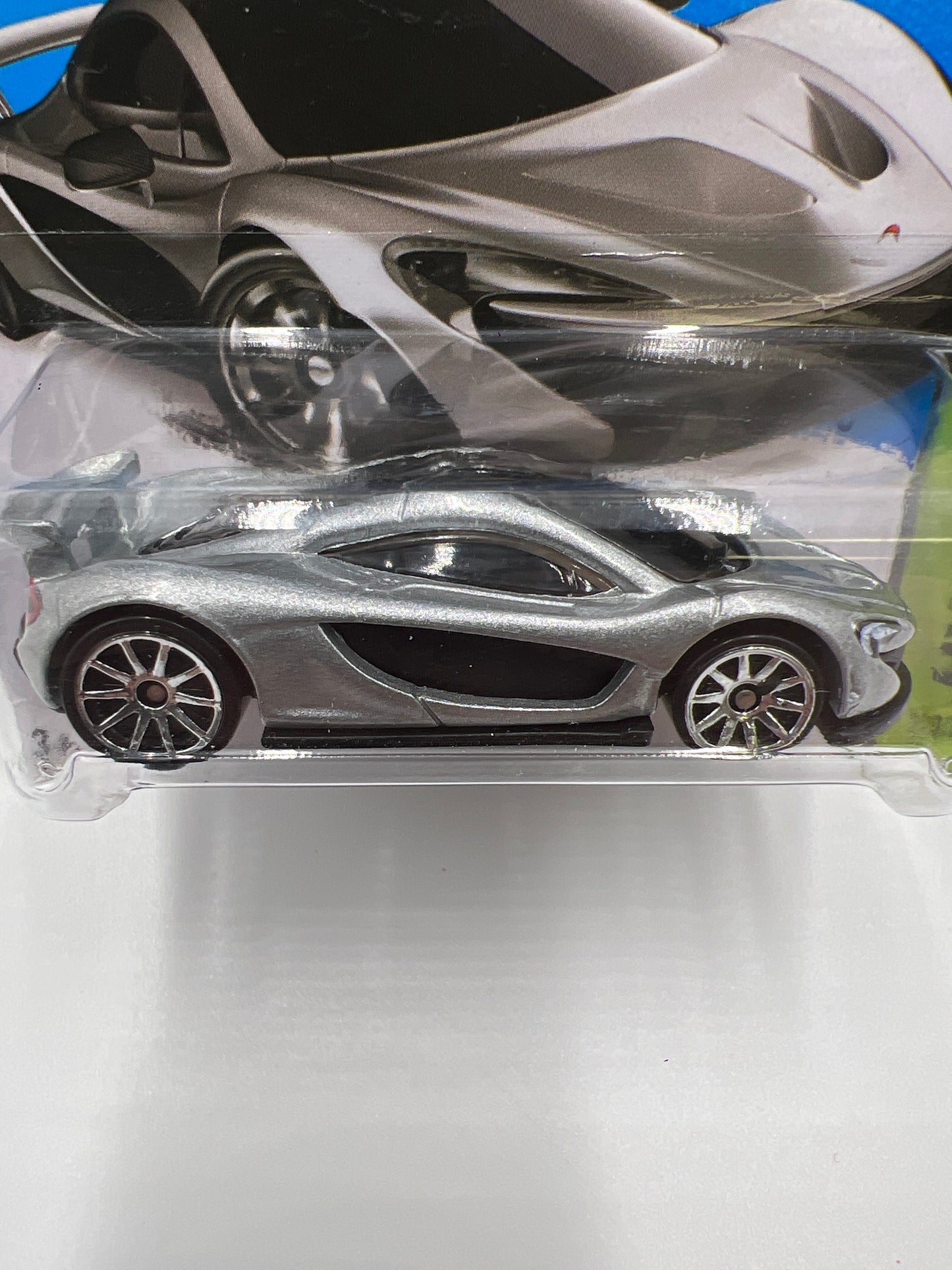 2015 Hot Wheels Workshop #223 McLaren P1 Silver Short Card 103A