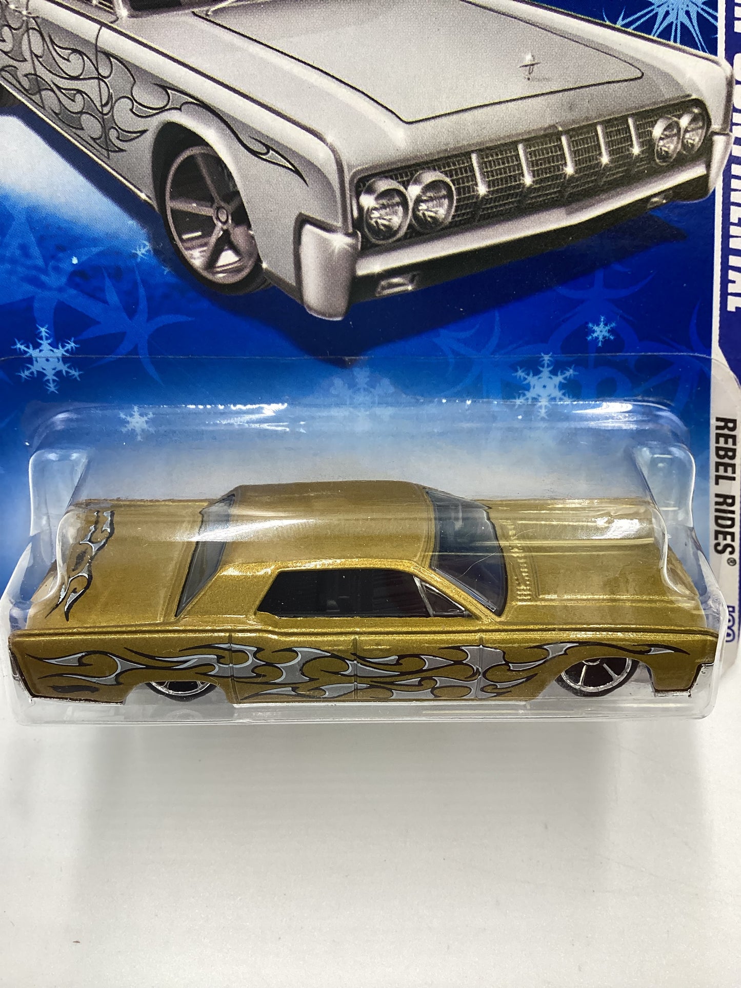 2009 Hot Wheels #140 64 Lincoln Continental Gold Snowflake Card Target Exclusive 236B