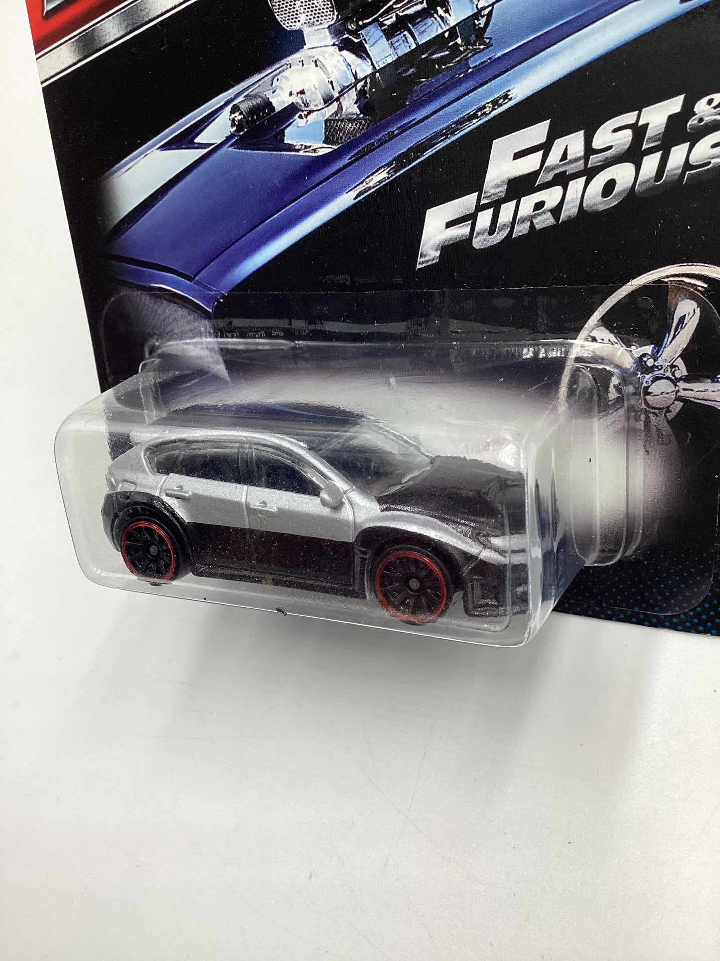 2015 Hot Wheels Fast & Furious #7 Subaru WRX STI Silver/Black 72A