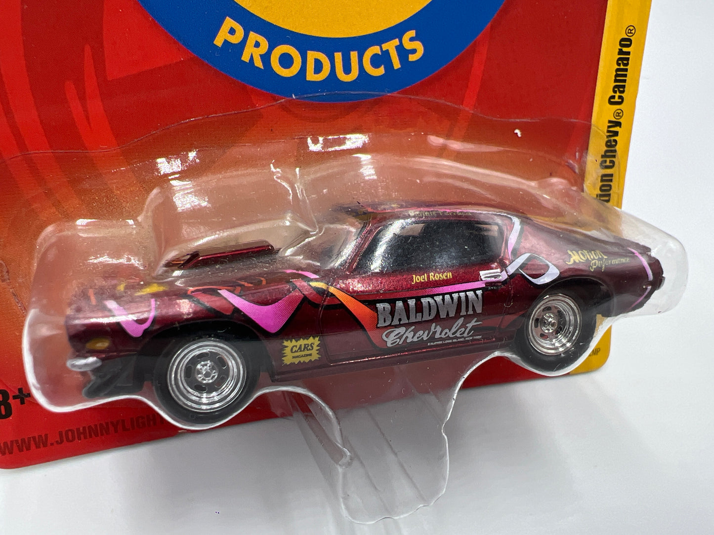Johnny Lightning Motion Performance JL7 1970 Motion Chevy Camaro Dark Red 227F