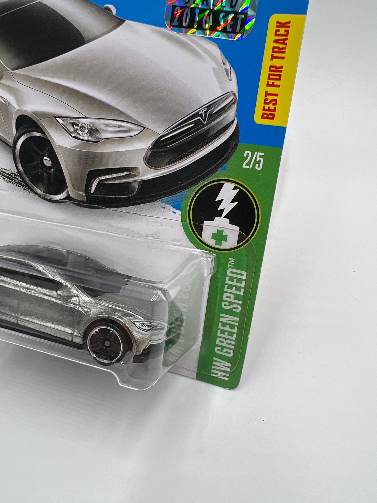 2016 Hot Wheels Factory Sealed Walmart Zamac #242 Tesla Model S W/Protector