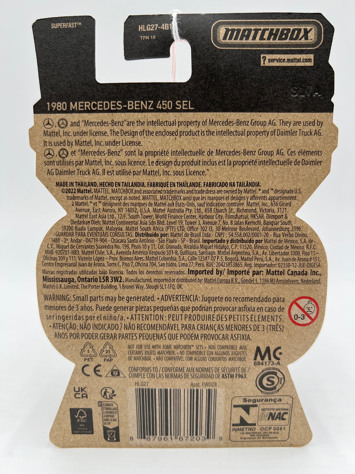 Matchbox Moving Parts #42 1980 Mercedes-Benz 450 SEL Green 164i