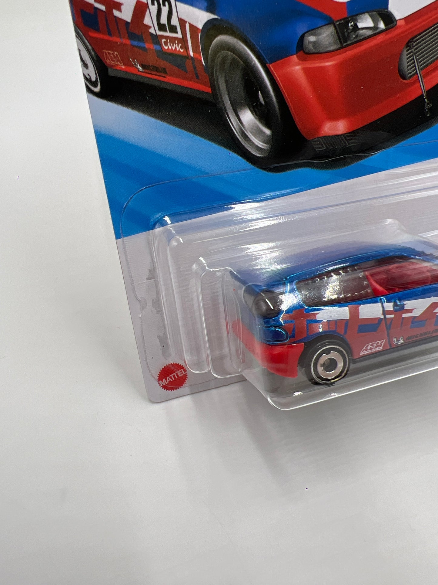 2025 Hot Wheels L Case Reverse Rake #201 Honda Civic Custom 77C