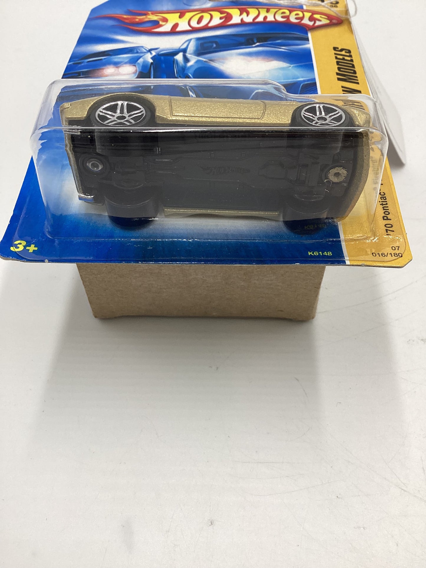 2007 Hot Wheels New Models #16 70 Pontiac Firebird Gold 54H