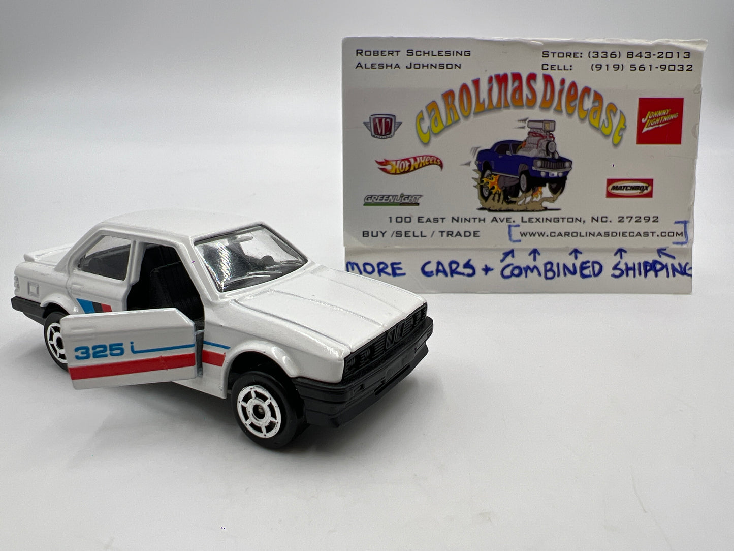 Majorette No. 229 BMW 325i White Loose