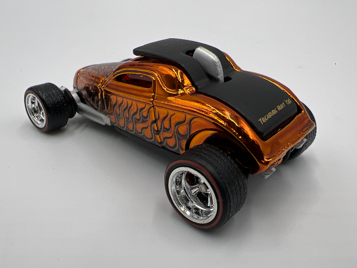 2006 Hot Wheels 1/64 Treasure Hunt Real Riders Sooo Fast Orange Loose