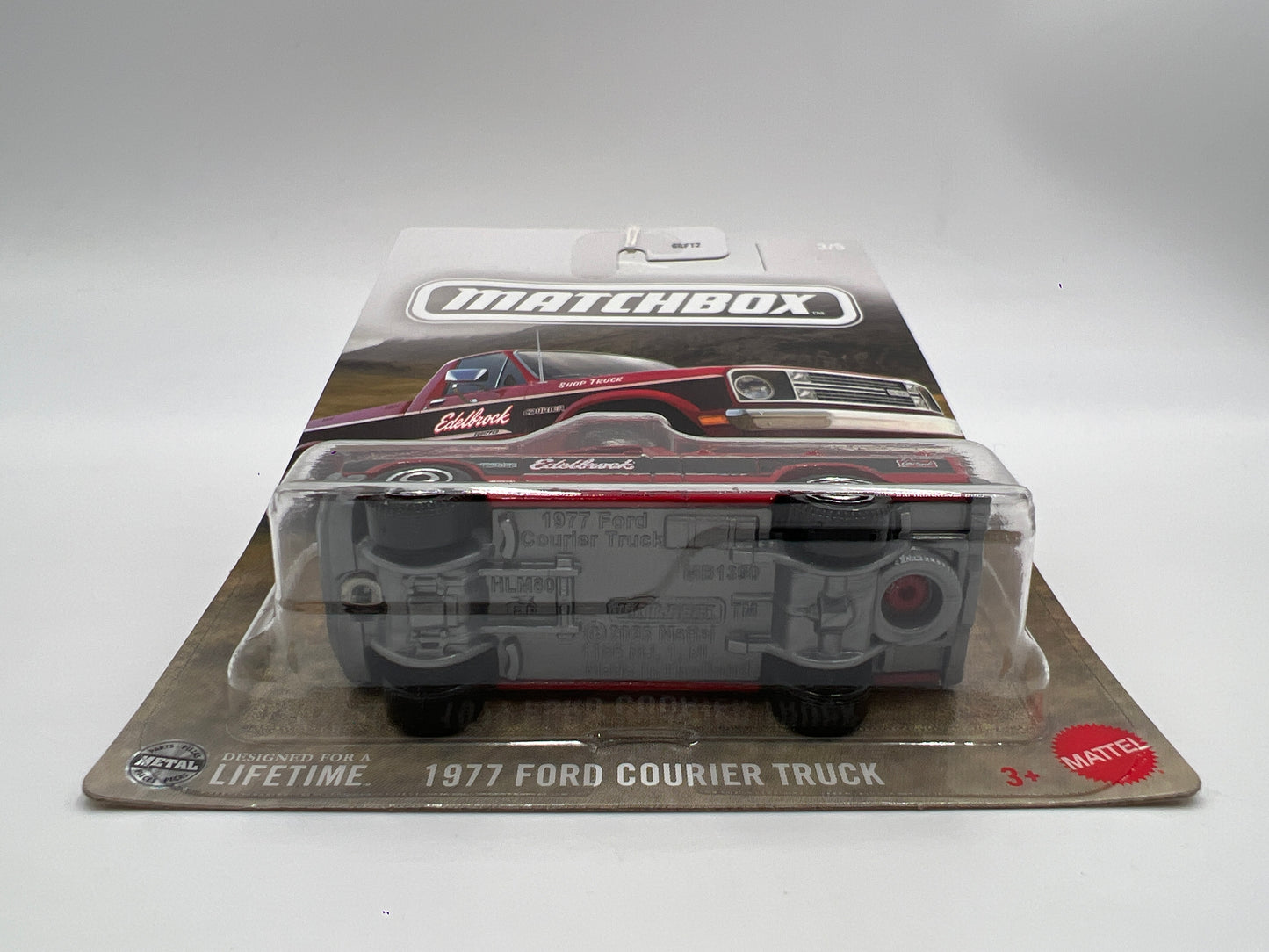 2025 Matchbox Parts Delivery Trucks #3 1977 Ford Courier Truck Red Edelbrock 160J