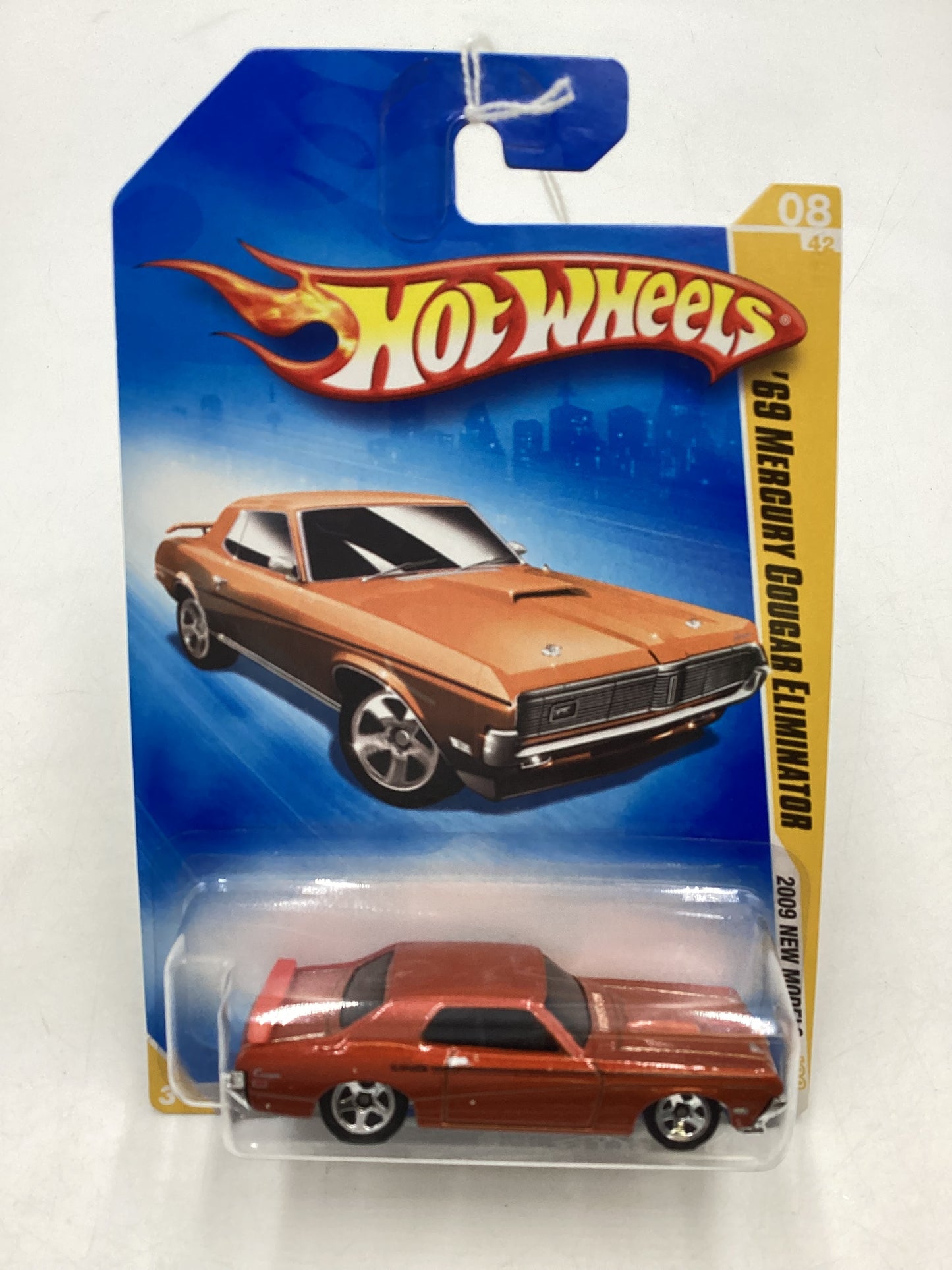 2009 Hot Wheels #008 69 Mercury Cougar Eliminator Orange 29G