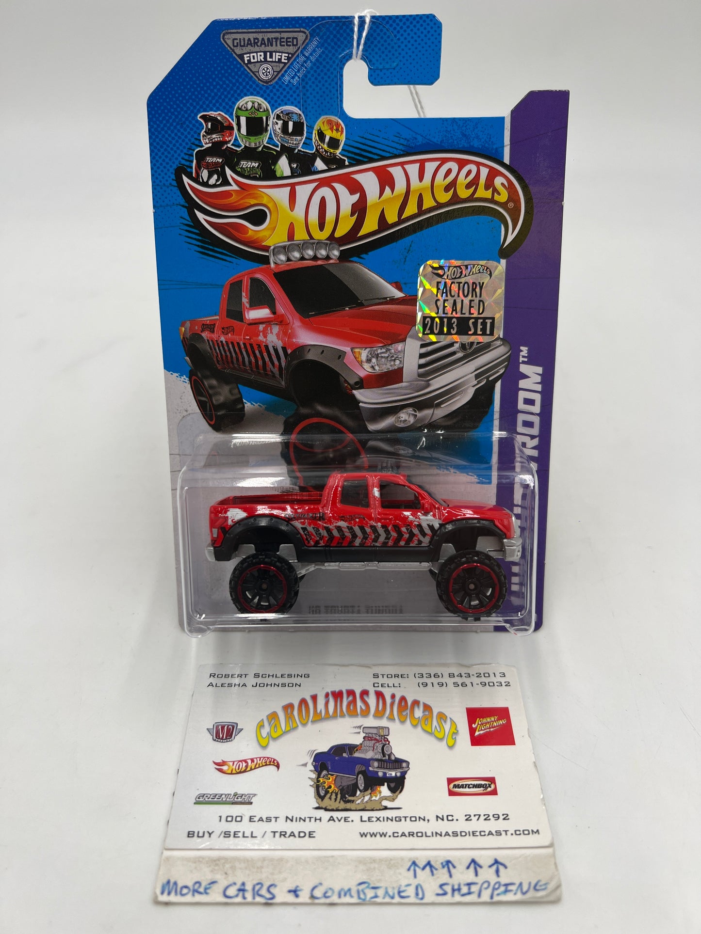 2013 Hot Wheels Showroom #167 10 Toyota Tundra Red Factory Sealed 93B