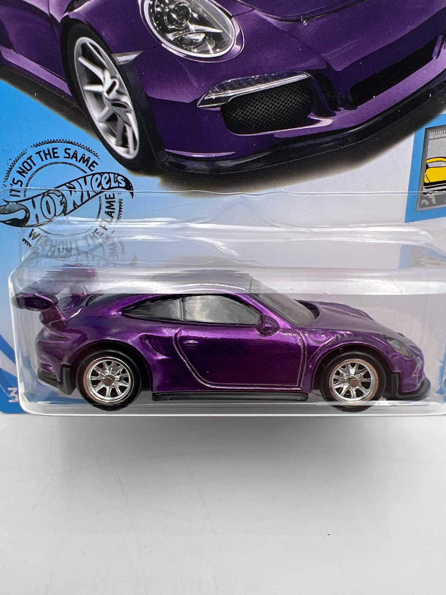 2019 Hot Wheels Super Treasure Hunt #246 Porsche 911 GT3 RS Purple W/Protector