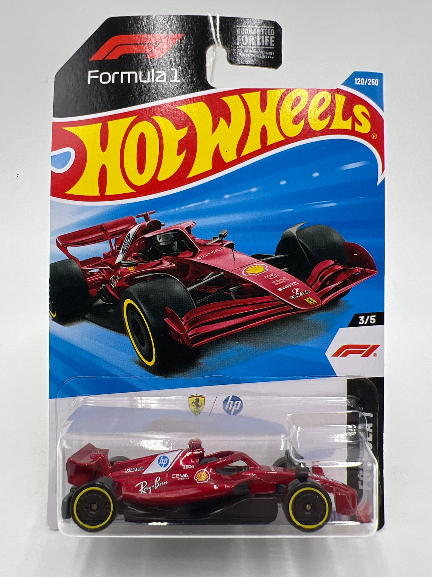 2026 Hot Wheels F Case Formula 1 #120 Scuderia Ferrari HP Red