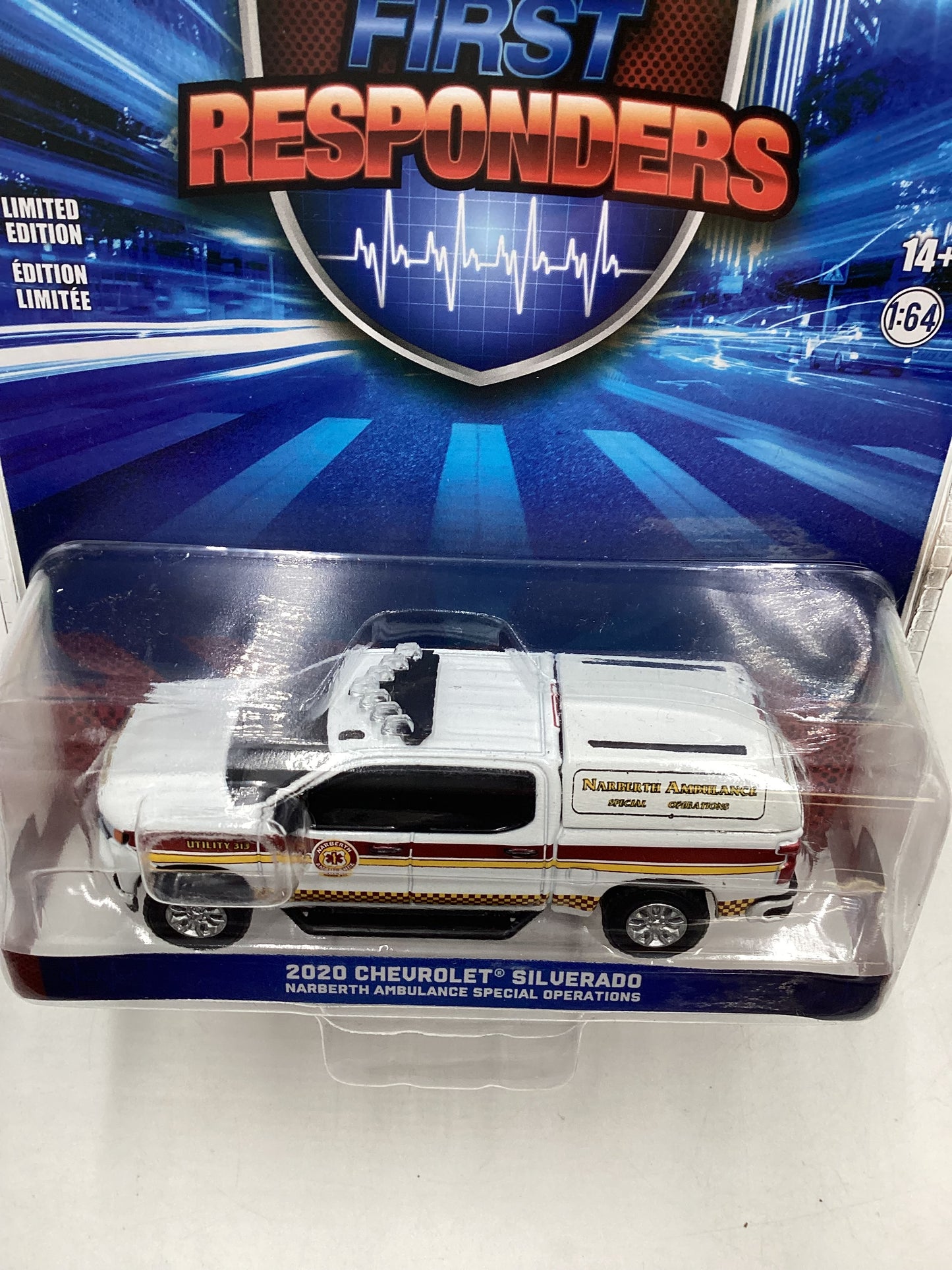 Greenlight First Responders Series 1 2020 Chevrolet Silverado Narberth Ambulance Special Operations