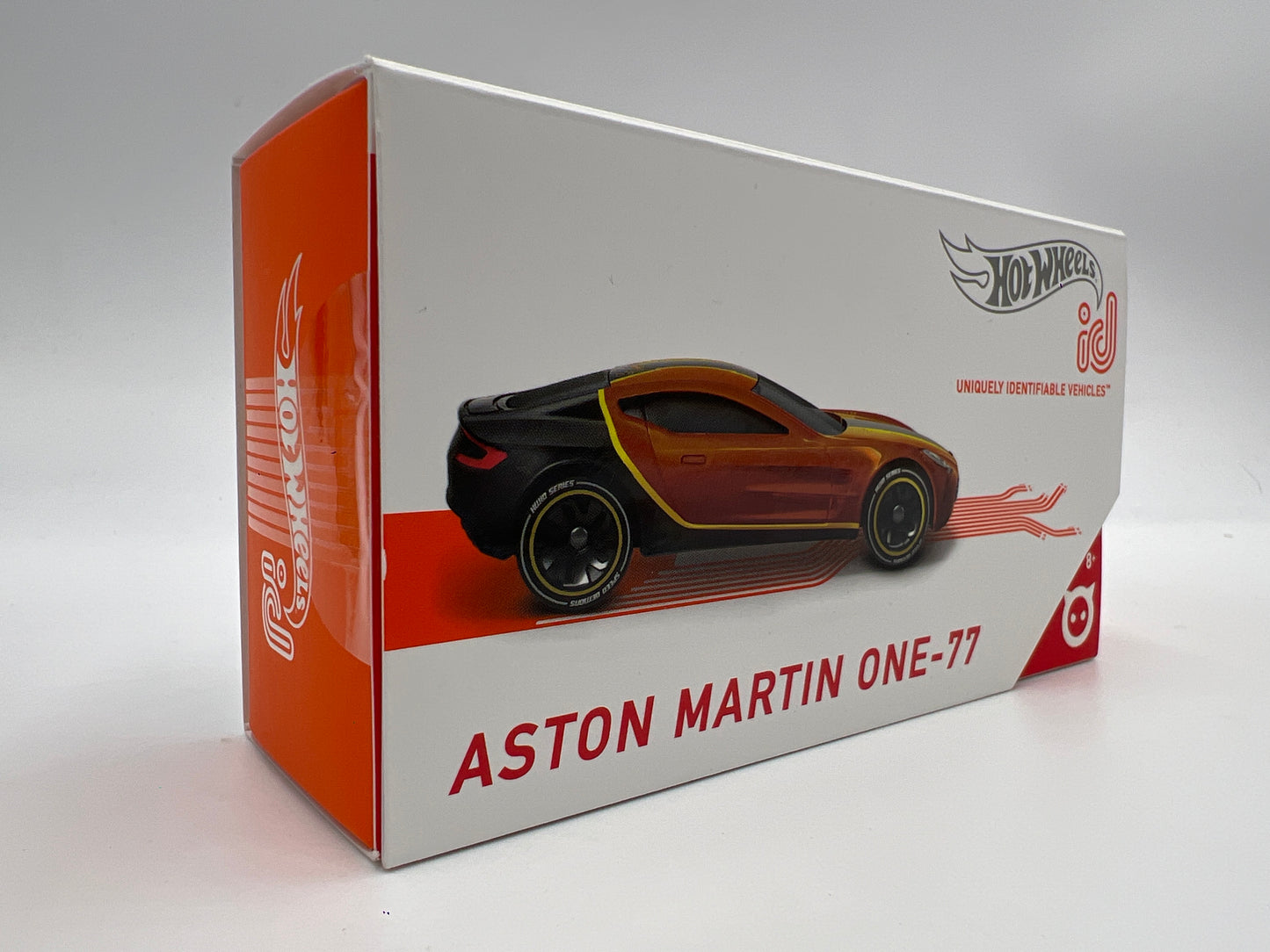 Hot Wheels iD Speed Demons Series 1 #5 Aston Martin One-77 Orange/Black Sealed