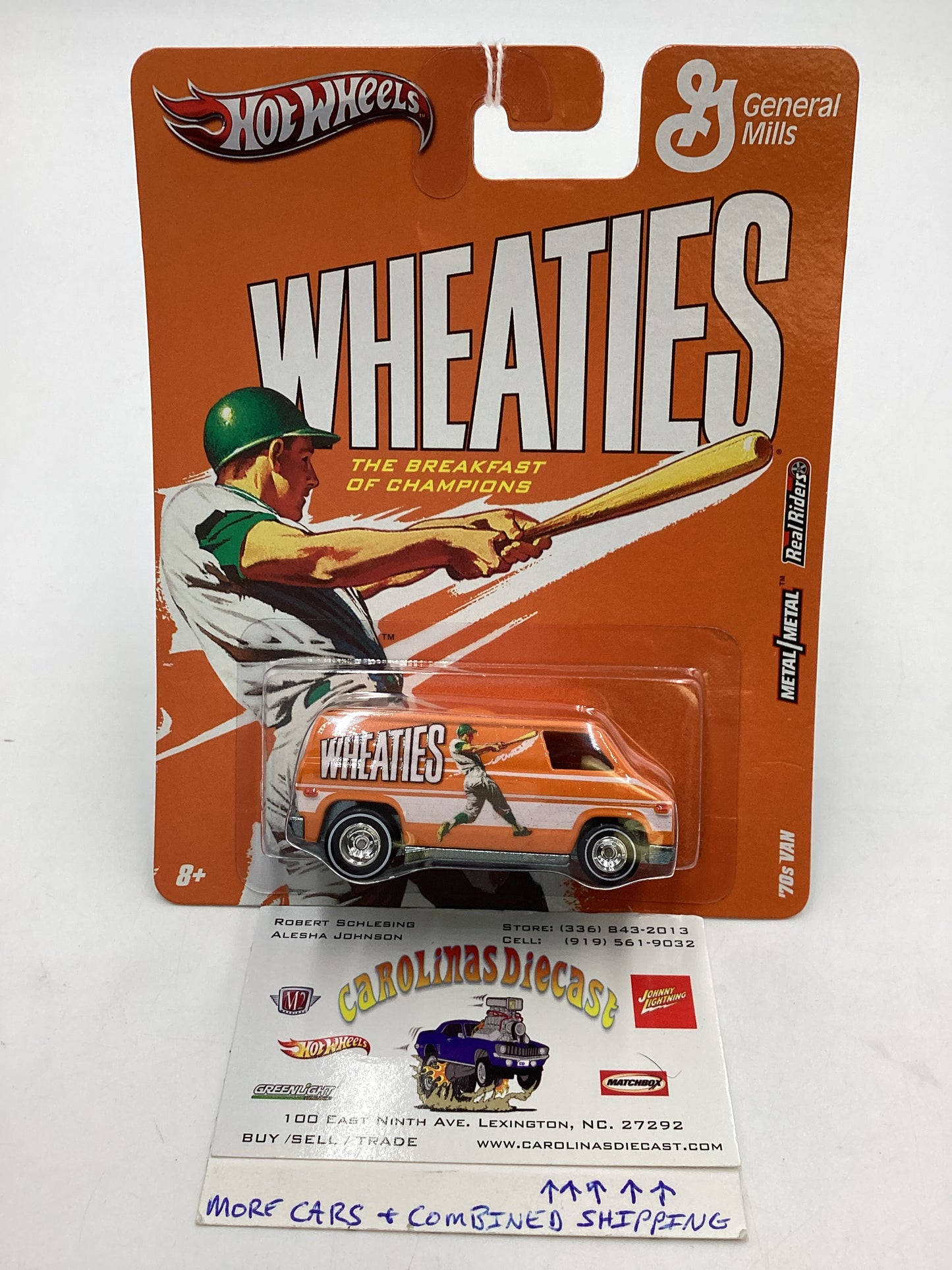 HOT WHEELS 2011 POP CULTURE General Mills 70’s Van Wheaties 265H