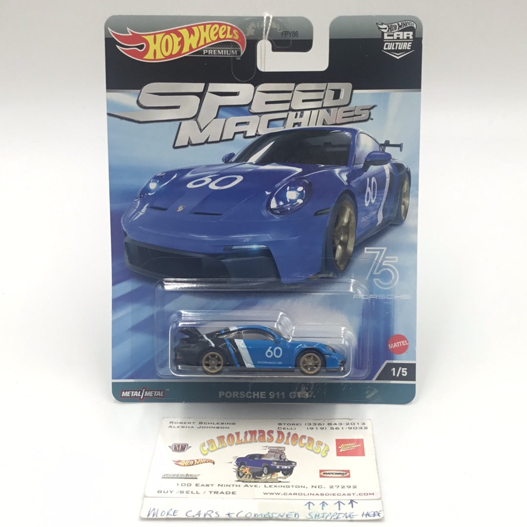 Hot wheels Speed Machines Porsche 911 GT3 1/5 258A