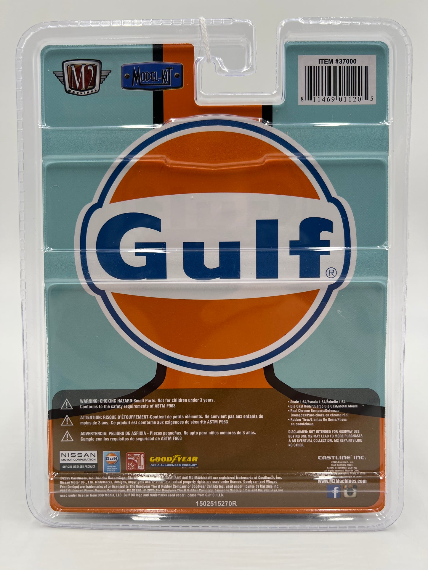 2025 M2 Machines Mijo Exclusives Model Kits CHASE 1/300 1971 Nissan Skyline GT-R Gulf MJS01