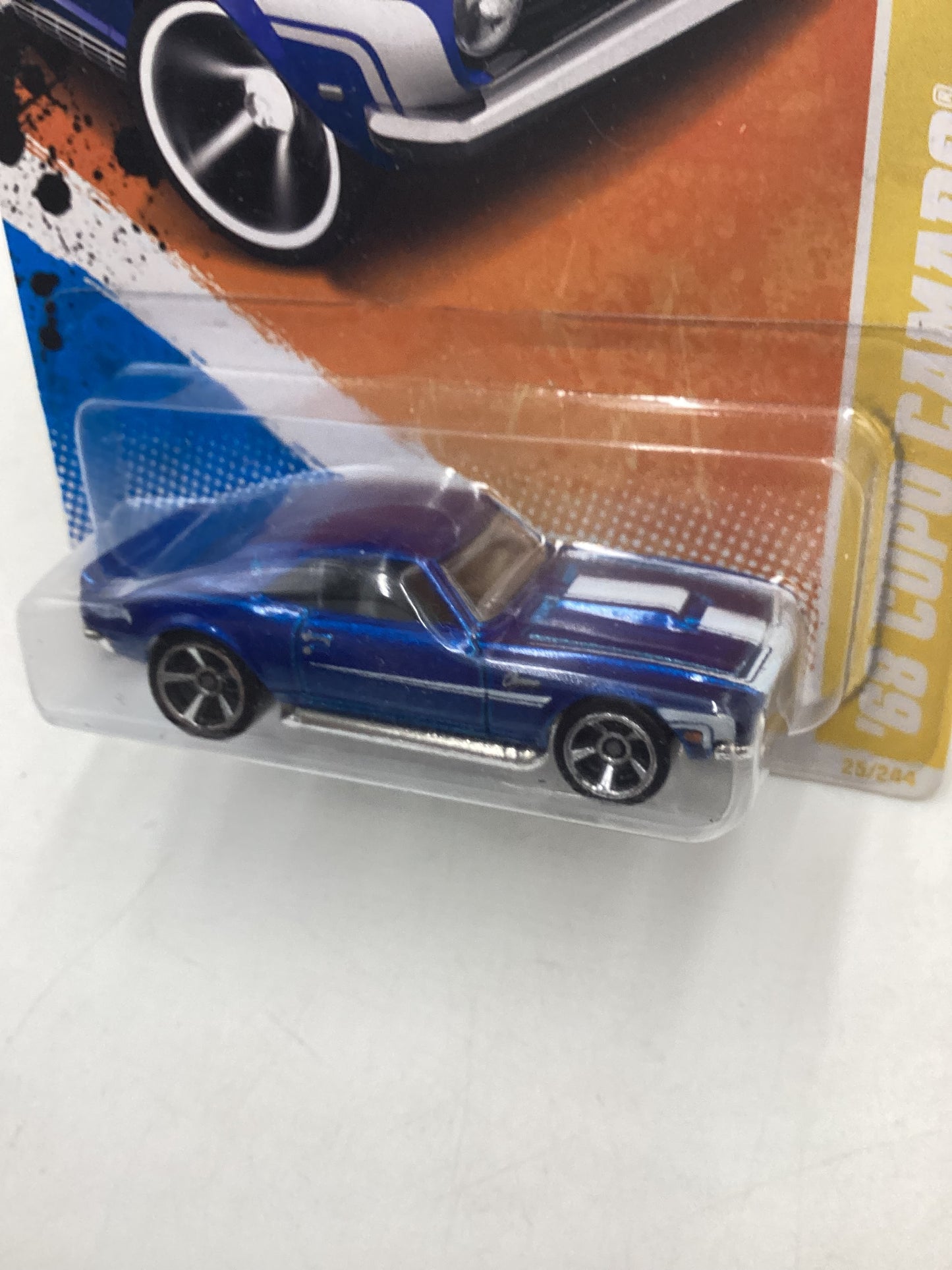 2011 Hot wheels #25 68 Copo Camaro Blue18C