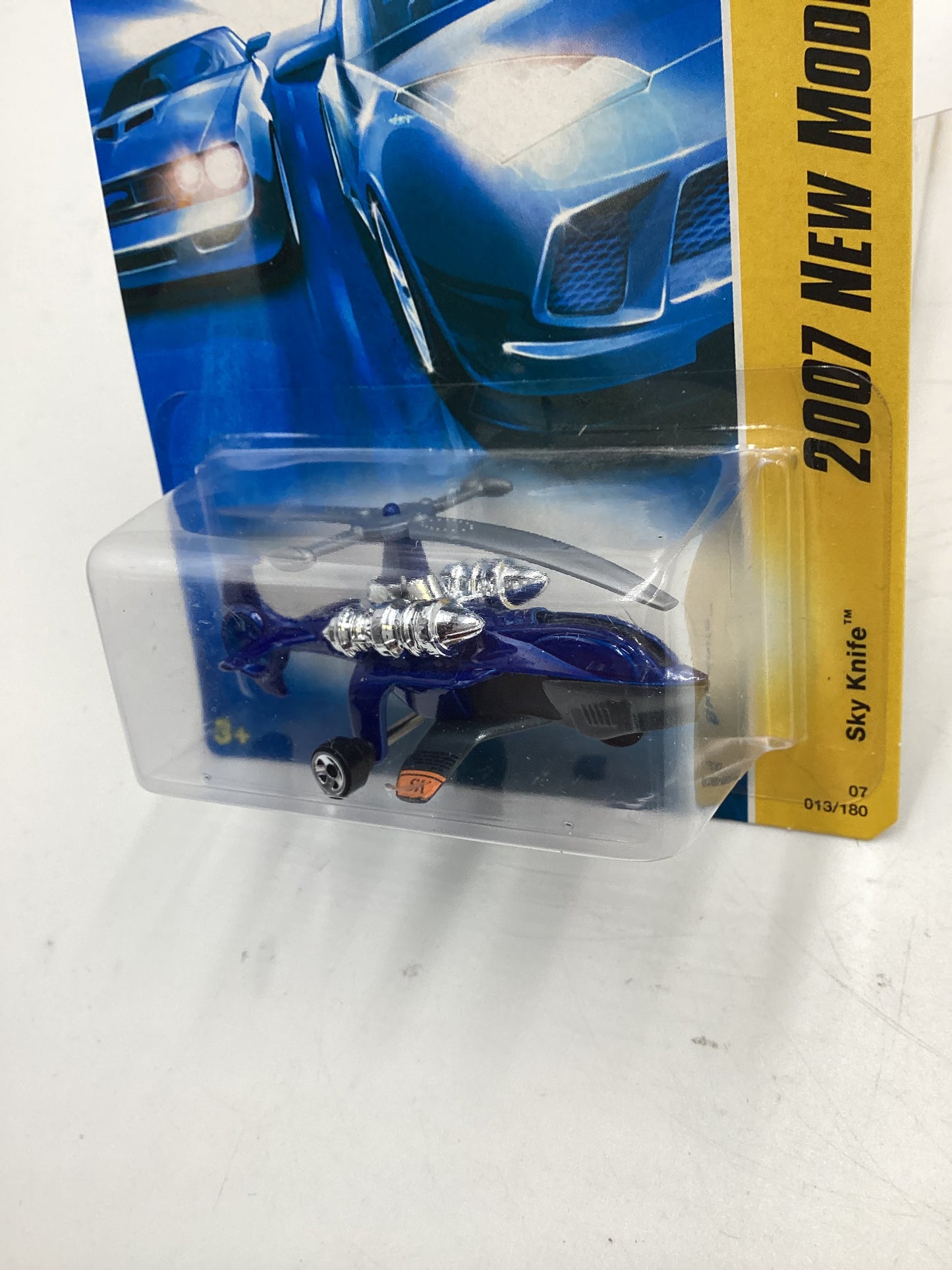 2007 Hot Wheels New Models #13 Sky Knife Blue