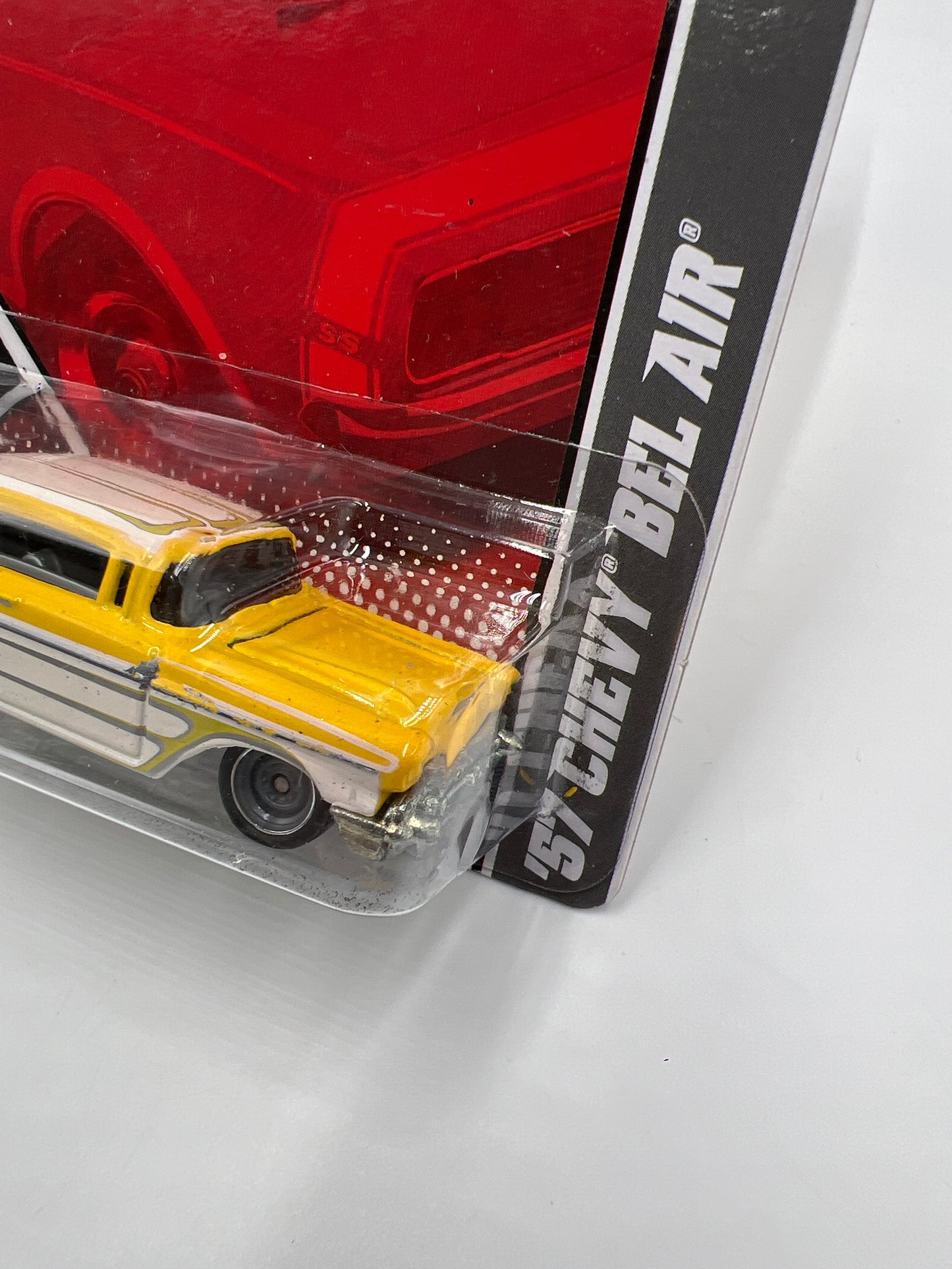 Hot Wheels Premium Garage Series #6 57 Chevy Bel Air Yellow/White
