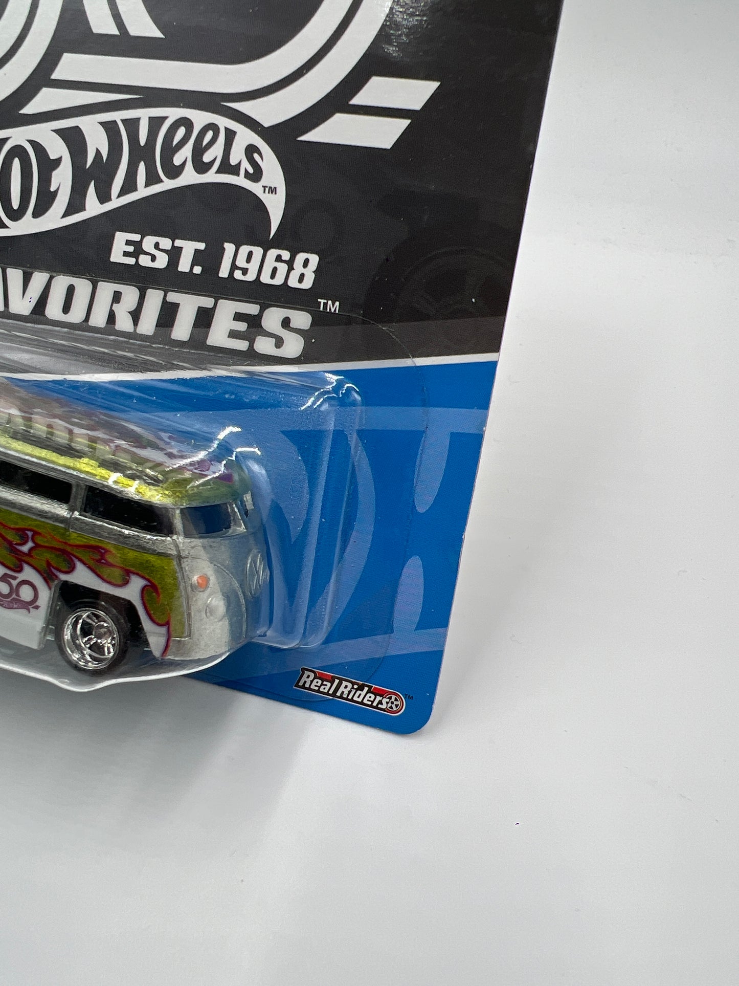 2018 Hot Wheels 50th Favorites #6 Volkswagen T1 Drag Bus Silver 258D