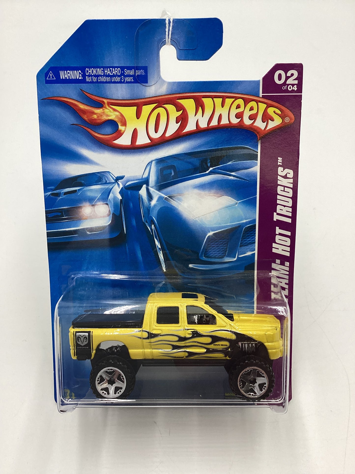 2008 Hot Wheels HW Team: Hot Trucks #138 Dodge Ram 1500 Yellow 39B