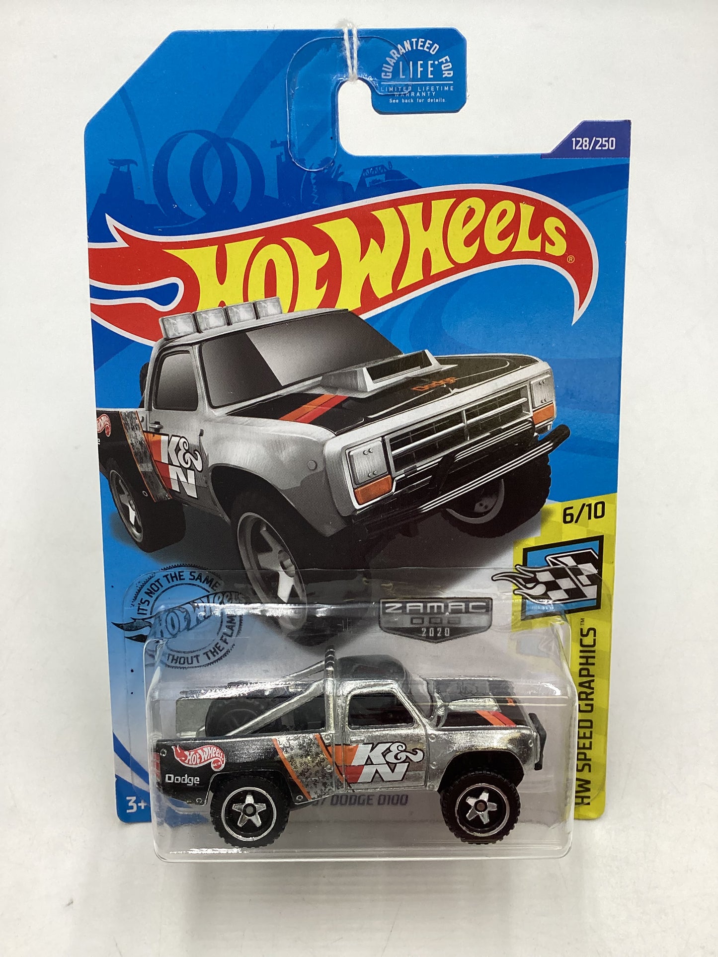 2020 Hot wheels Zamac 008 #128 87 Dodge D100 148D