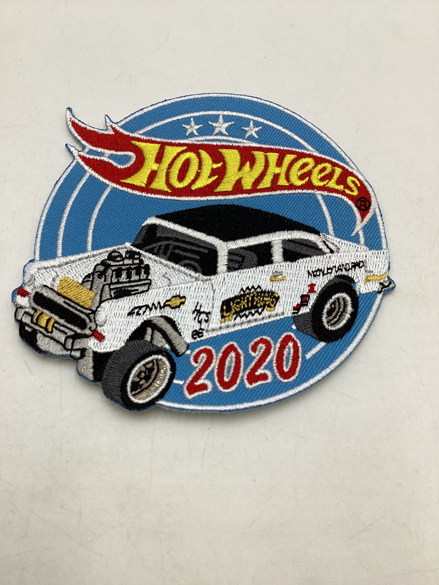 Hot wheels 2020 20th Nationals Charlotte NC 55 Chevy Gasser Patch