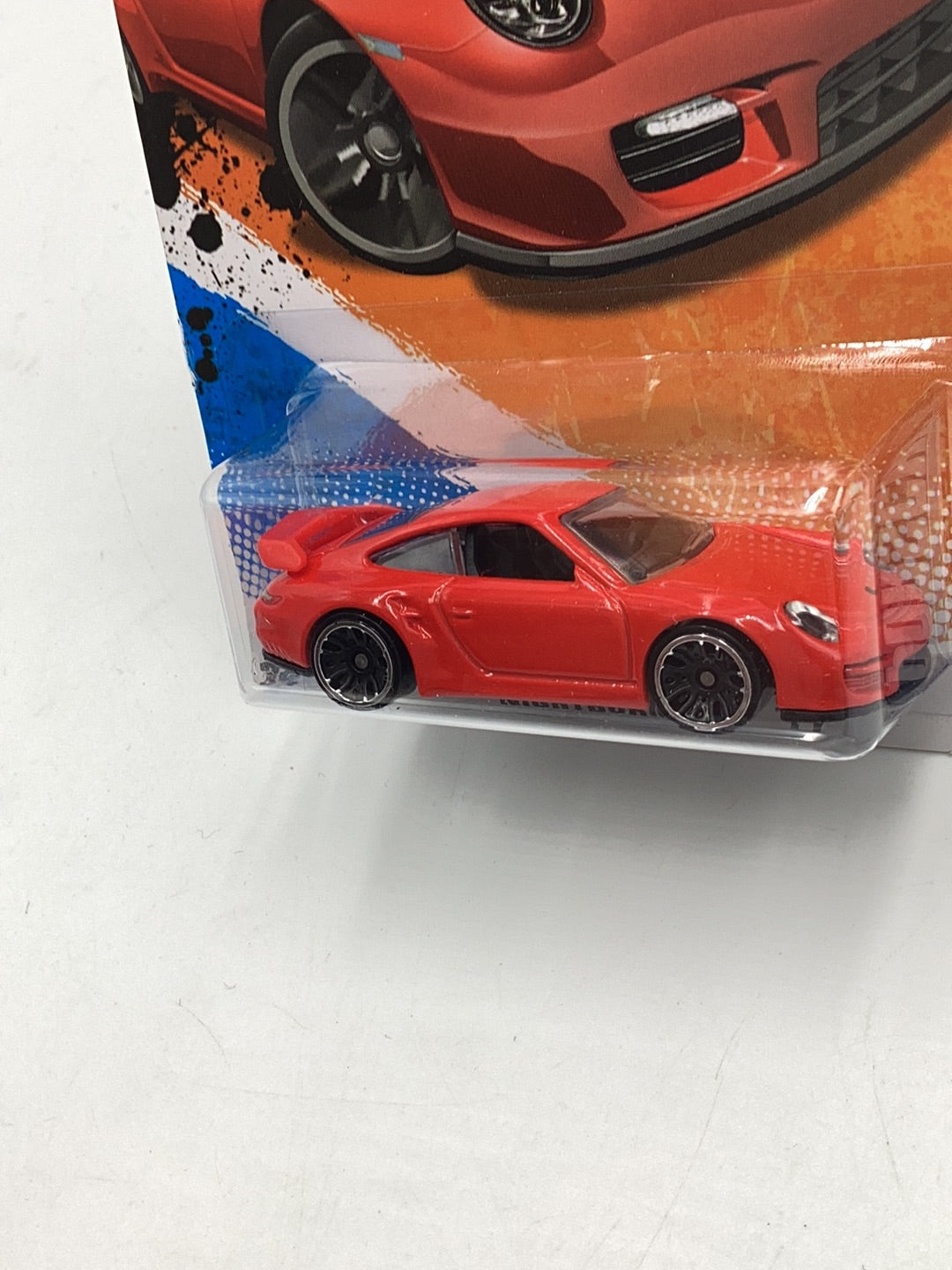 2011 hot wheels #9 Porsche 911 GT2 red 98D