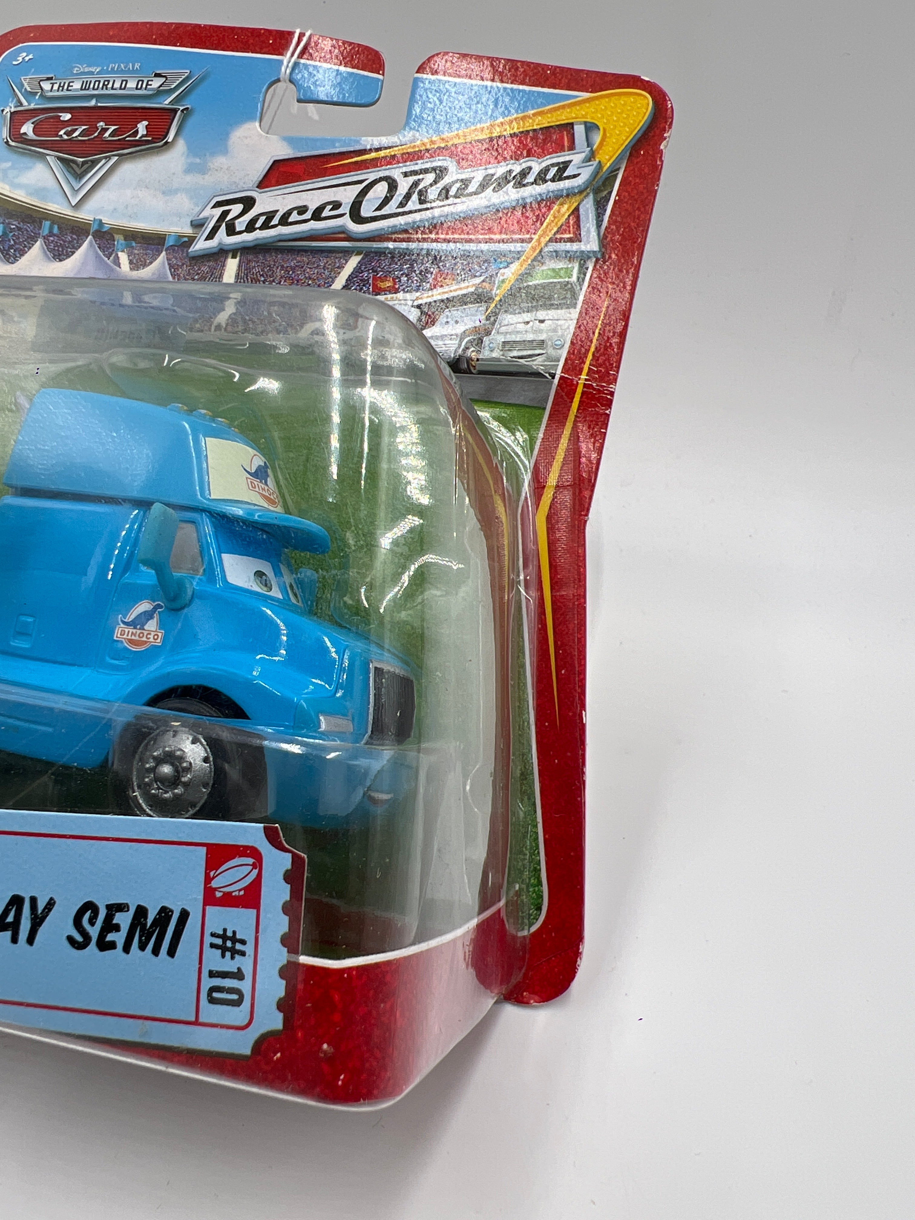 Disney Pixar The World Of Cars Race O Rama #10 Mega Size Gray Semi