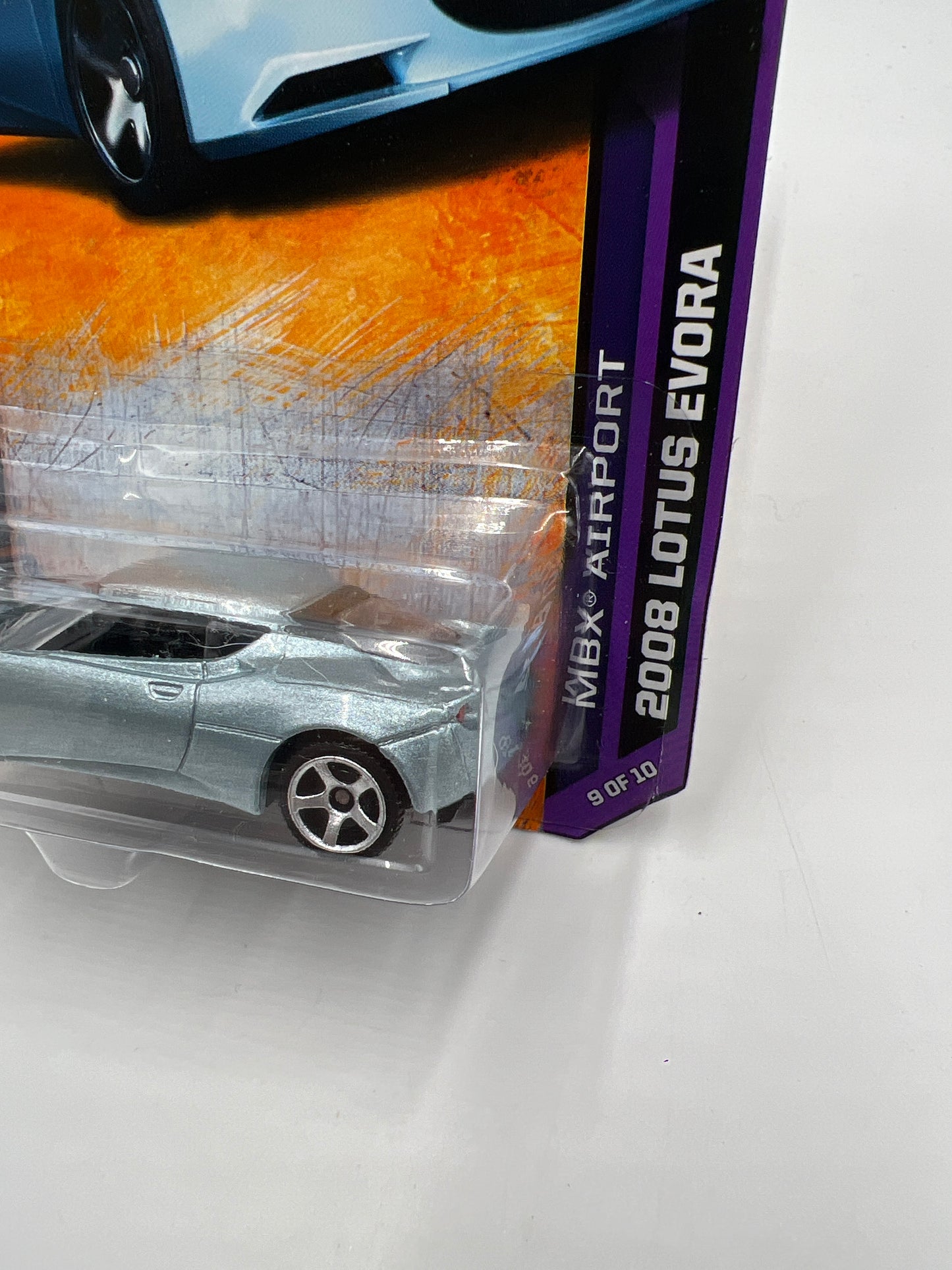 Matchbox 2012 MBX Airport 2008 Lotus Evora Silver/Blue #9