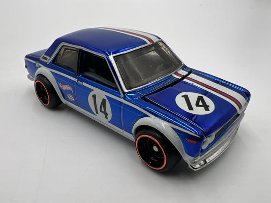 2016 Hot Wheels RLC Real Riders #3 Datsun Bluebird 510 Blue Loose