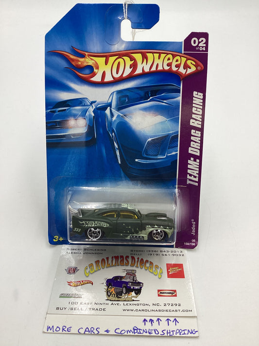 2008 Hot Wheels HW Team: Drag Racing #158 Jaded Dark Green