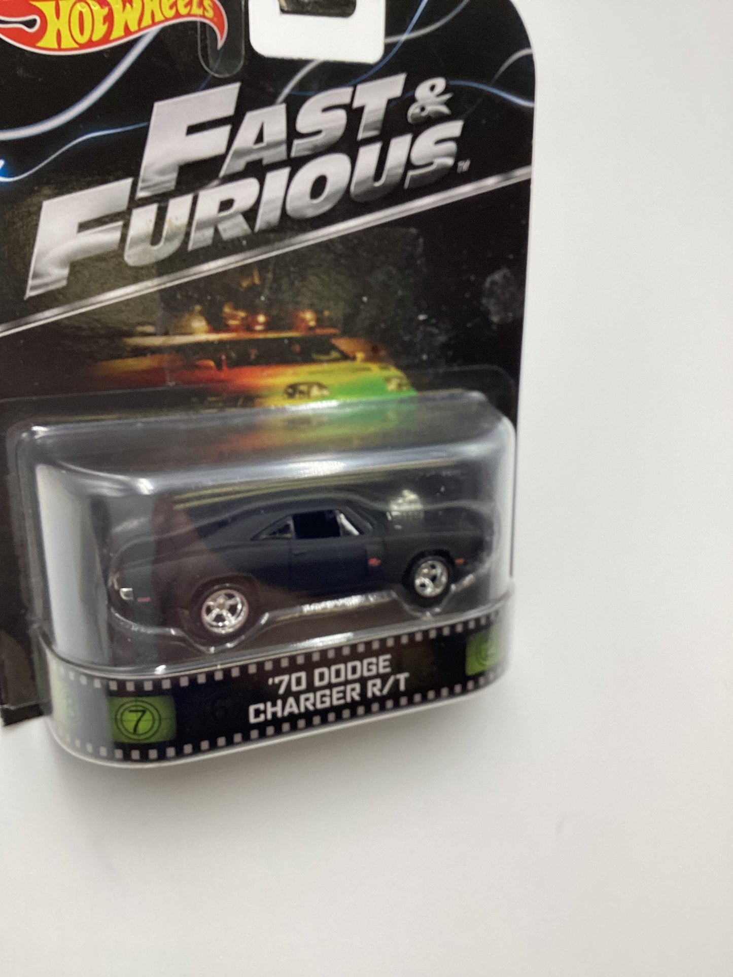 2016 Hot wheels Retro Entertainment Fast & Furious 70 Dodge Charger R/T Black 242C