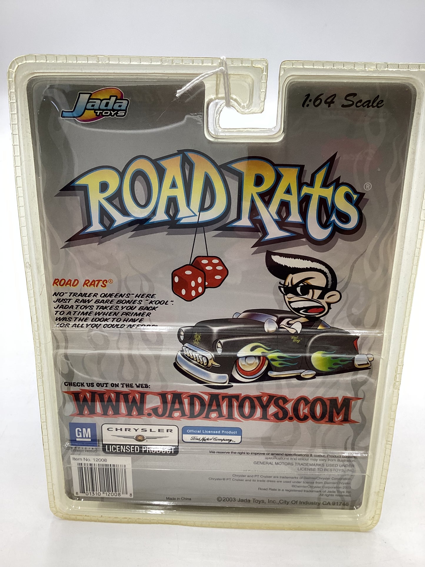 Jada Diecast Road Rats 40 Ford Matte Black 212E