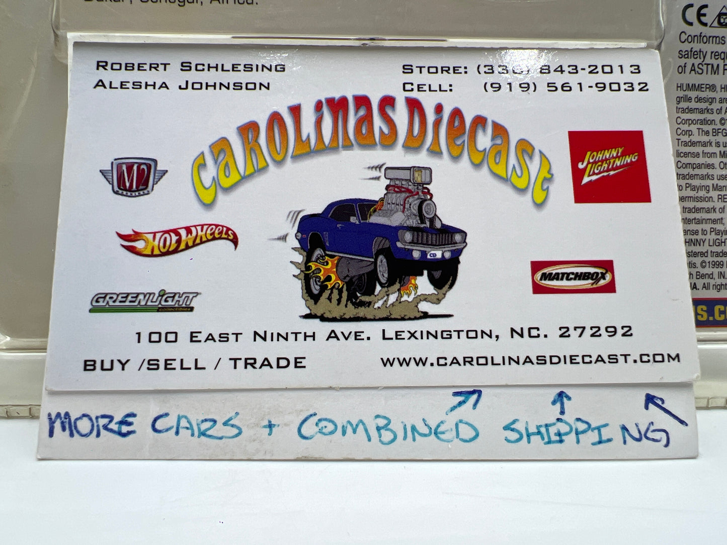 Johnny Lightning Hummer Series Rod Hall Off Road Racing Hummer Red 220D