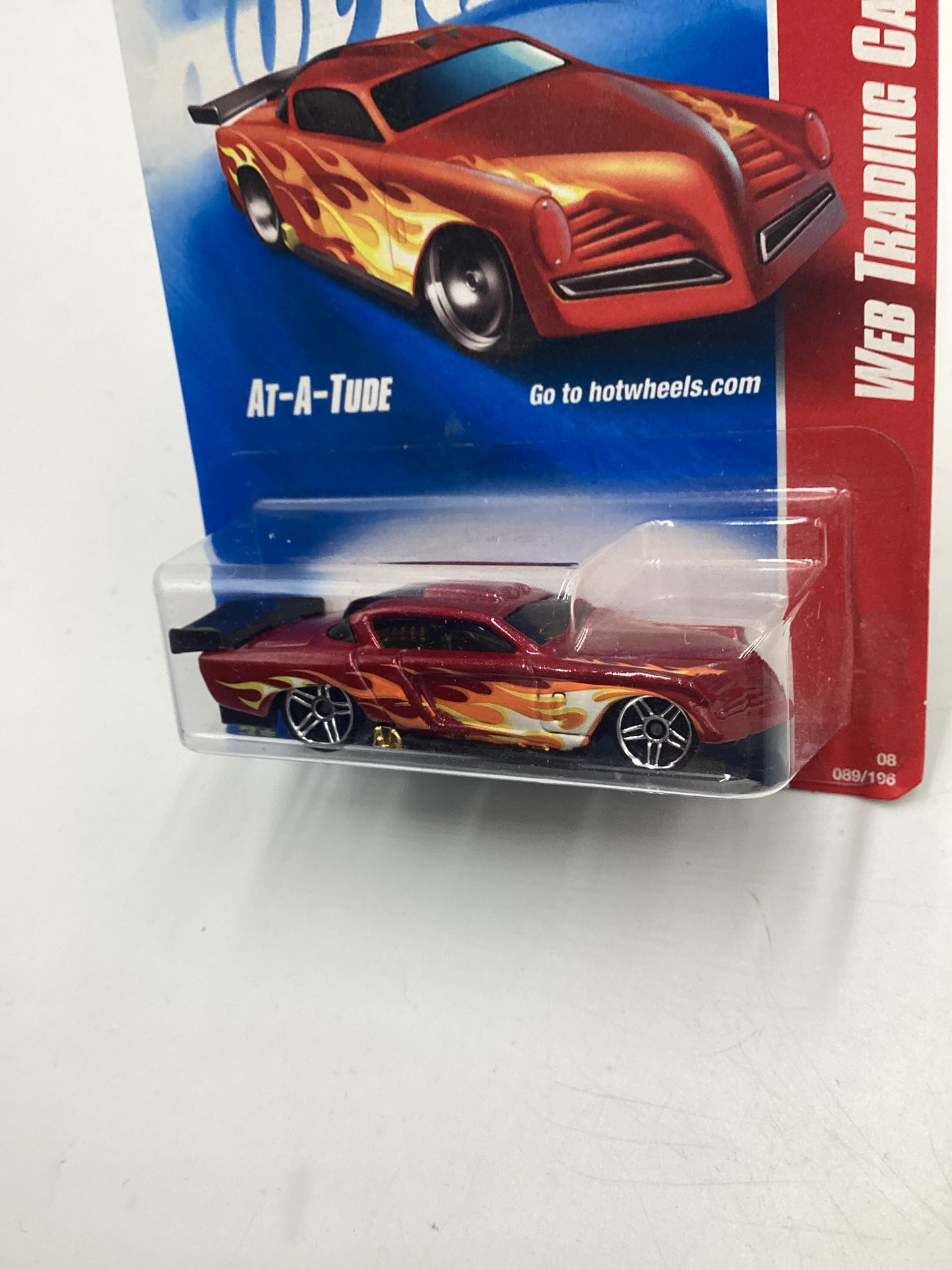 2008 Hot Wheels Web Trading Cars #89 At-A-Tude Red EE2