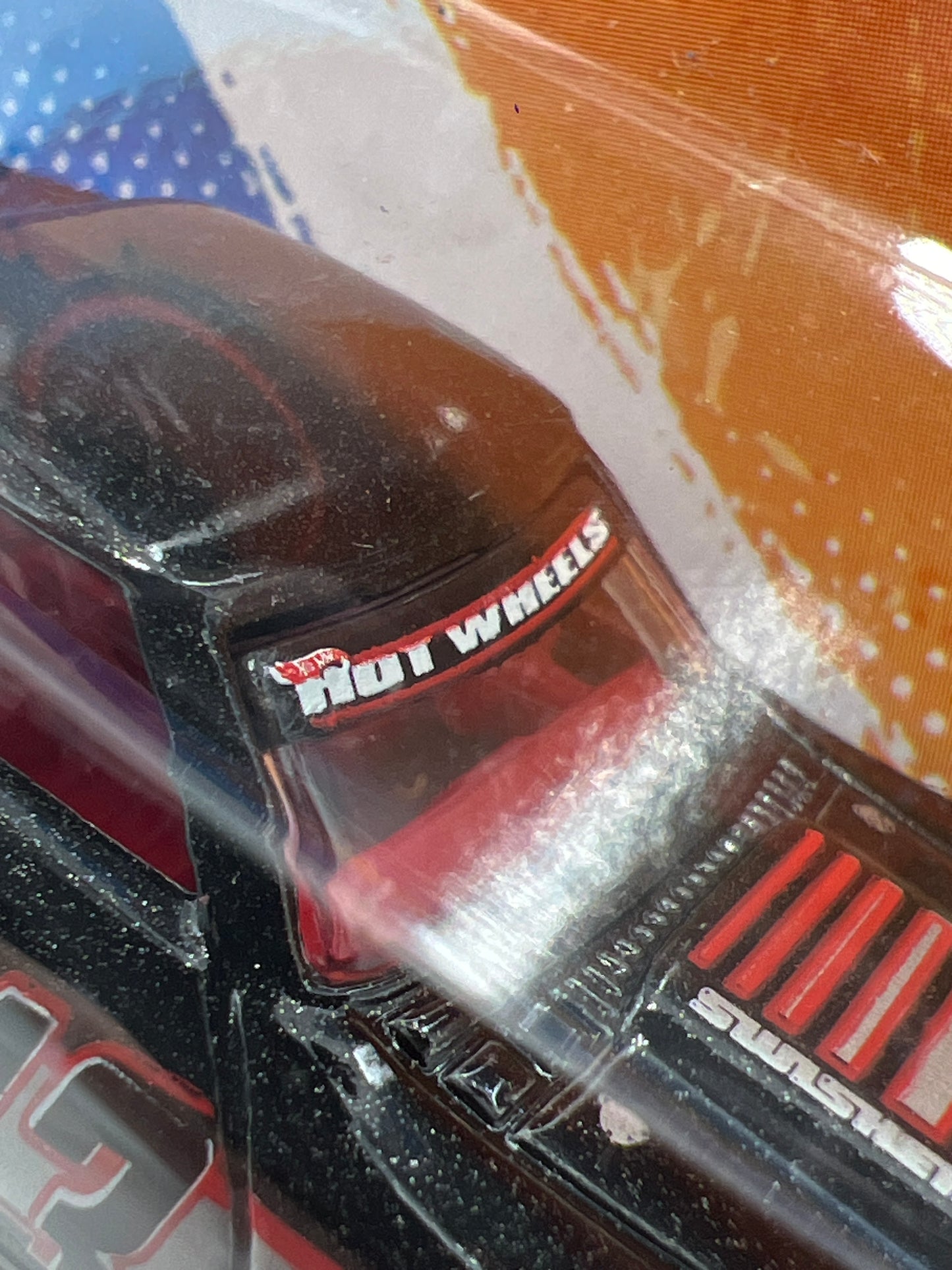 2011 Hot Wheels New Models #4 69 Copo Corvette Black Walmart Exclusive Windshield Banner 237B