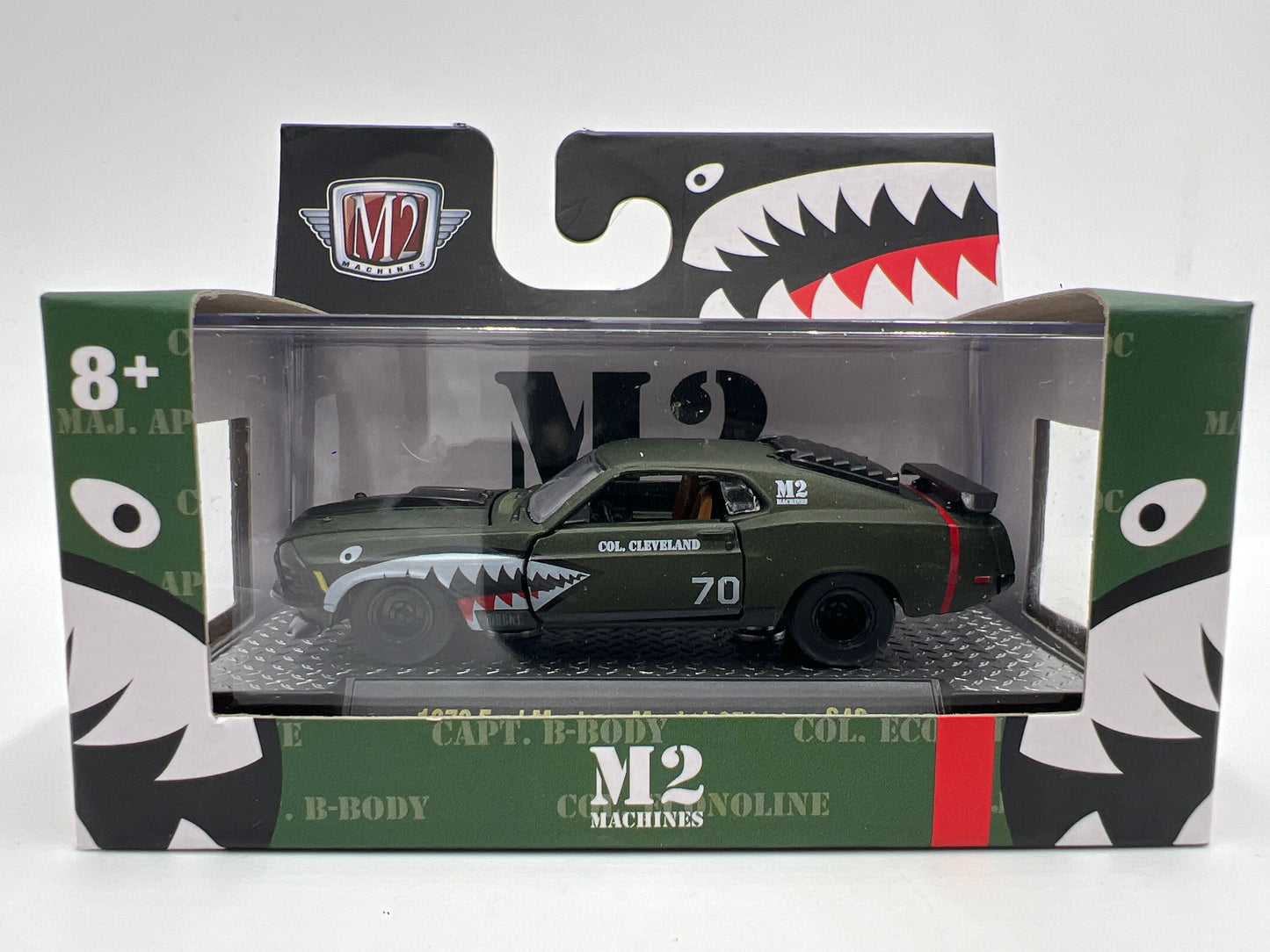 M2 Machines S46 Shark Mouth 1970 Ford Mustang Mach 1 351